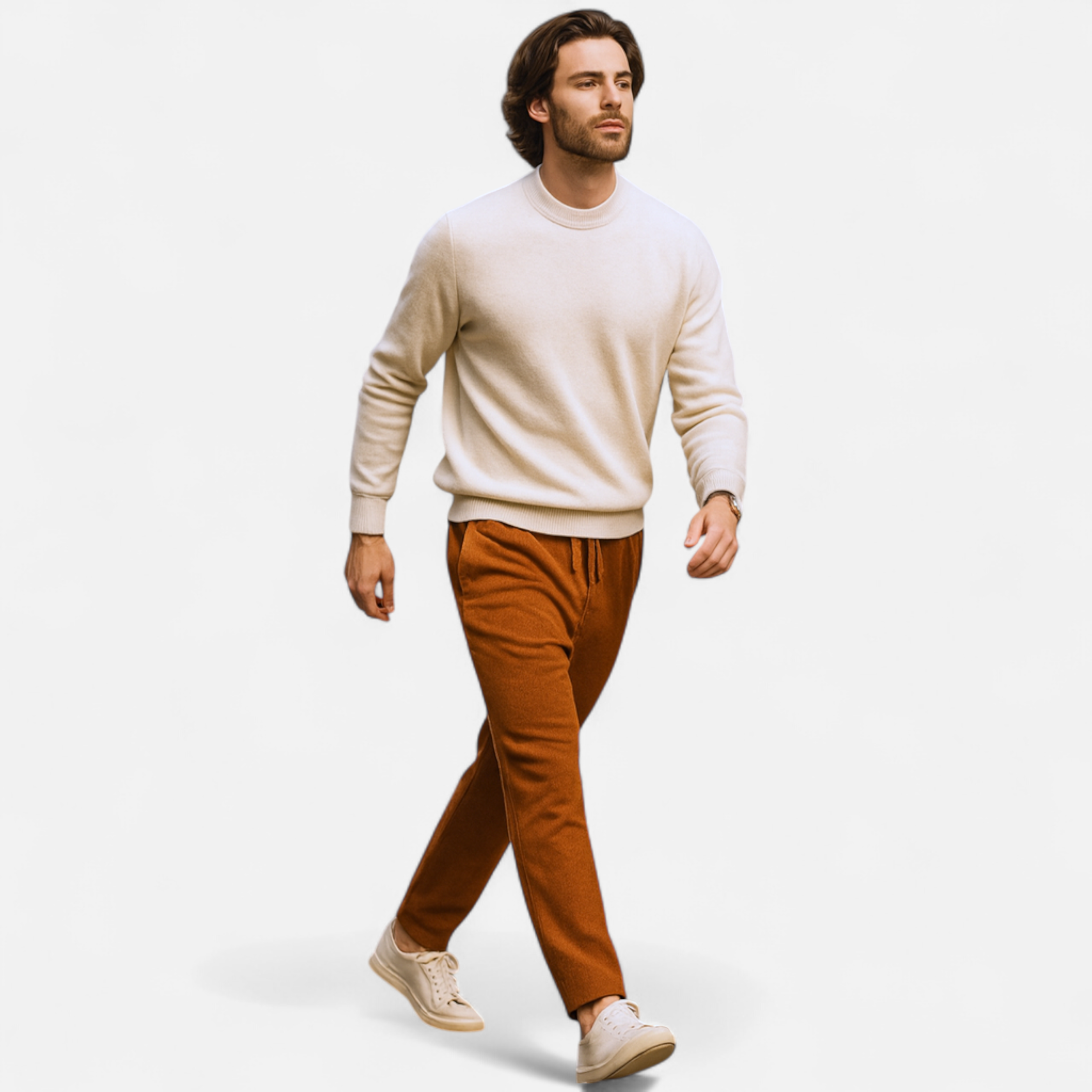 Maison Dresson | Men’s Merino Wool Knitted Trousers
