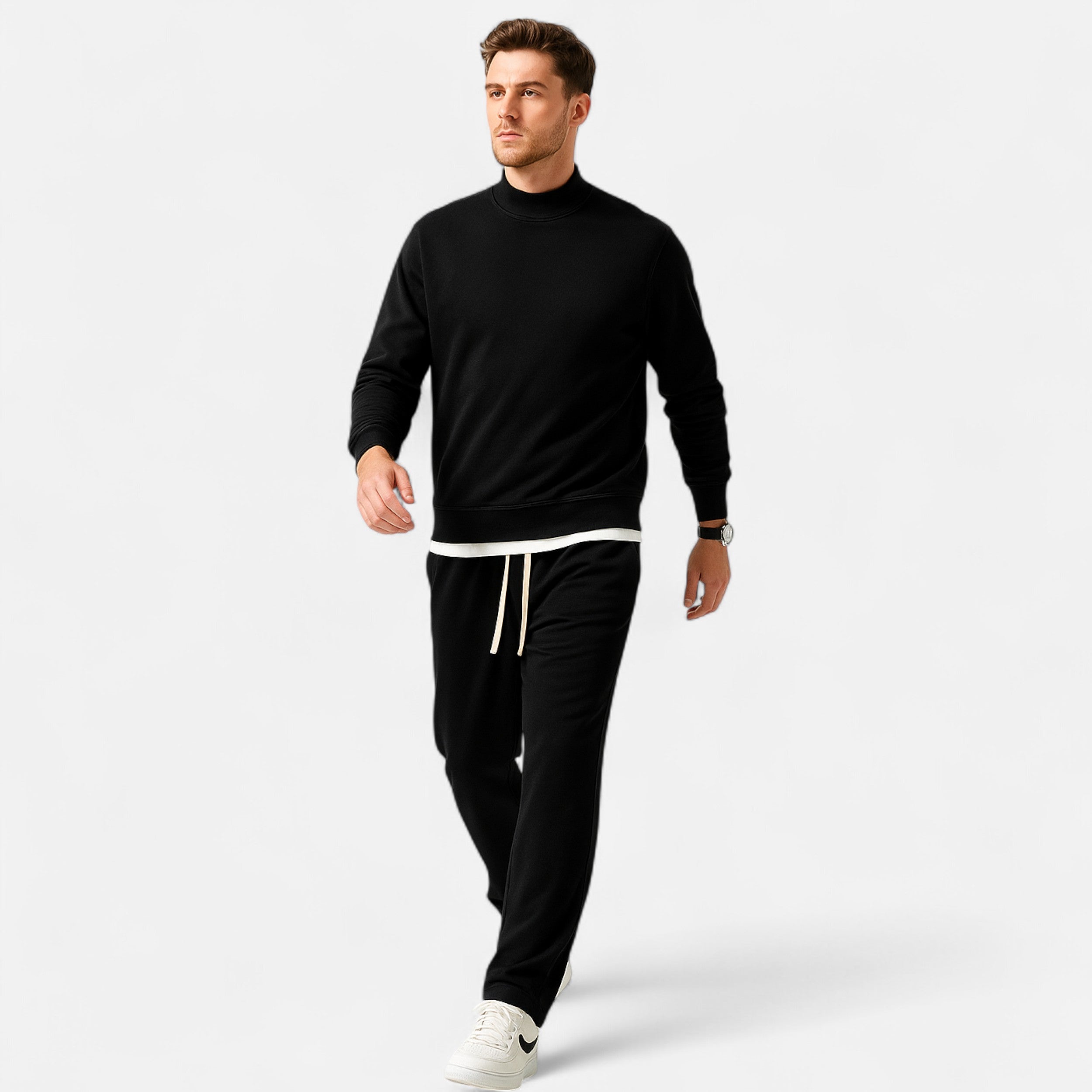 Maison Dresson | Men’s Wide-Leg Cotton Jogger Pants