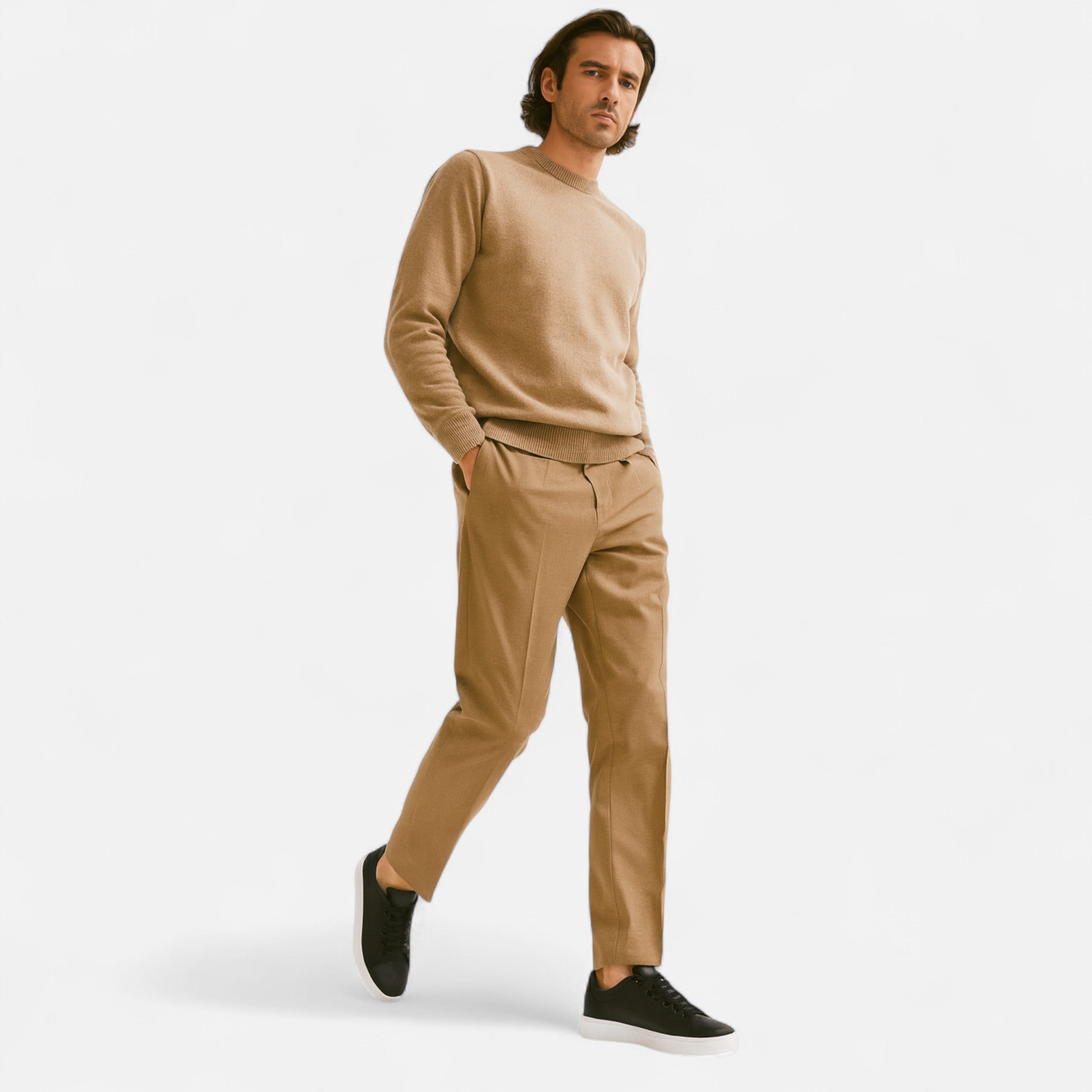 Maison Dresson | Men’s Casual Flat Leather Sneakers