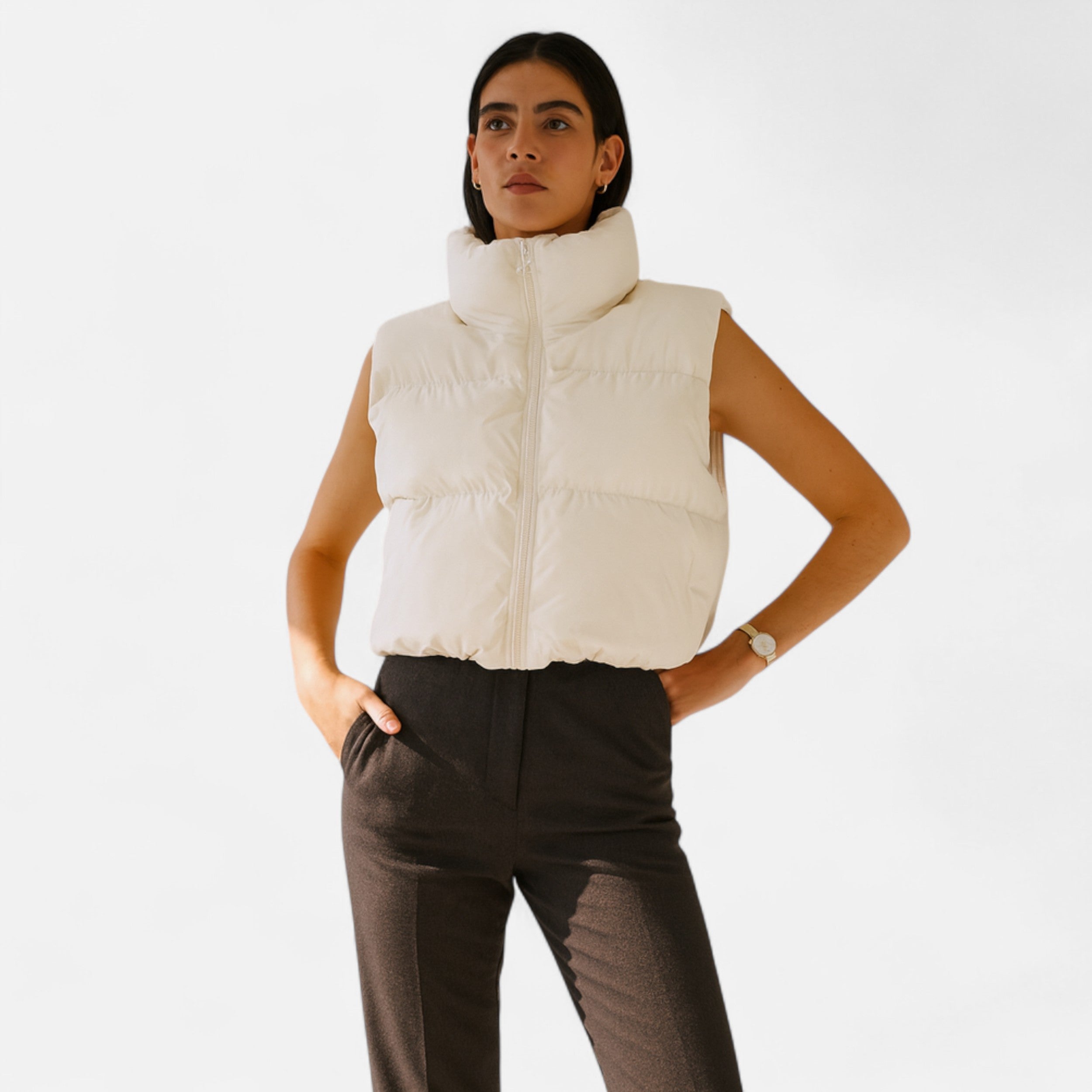 Maison Dresson | Women’s Elegant High-Waist Winter Vest