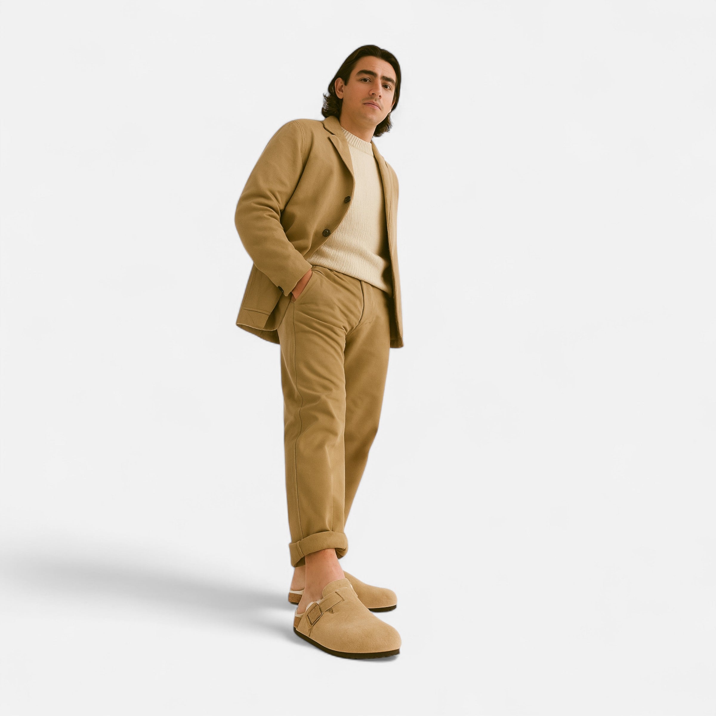Maison Dresson | Unisex Fur-Lined Cork Clogs