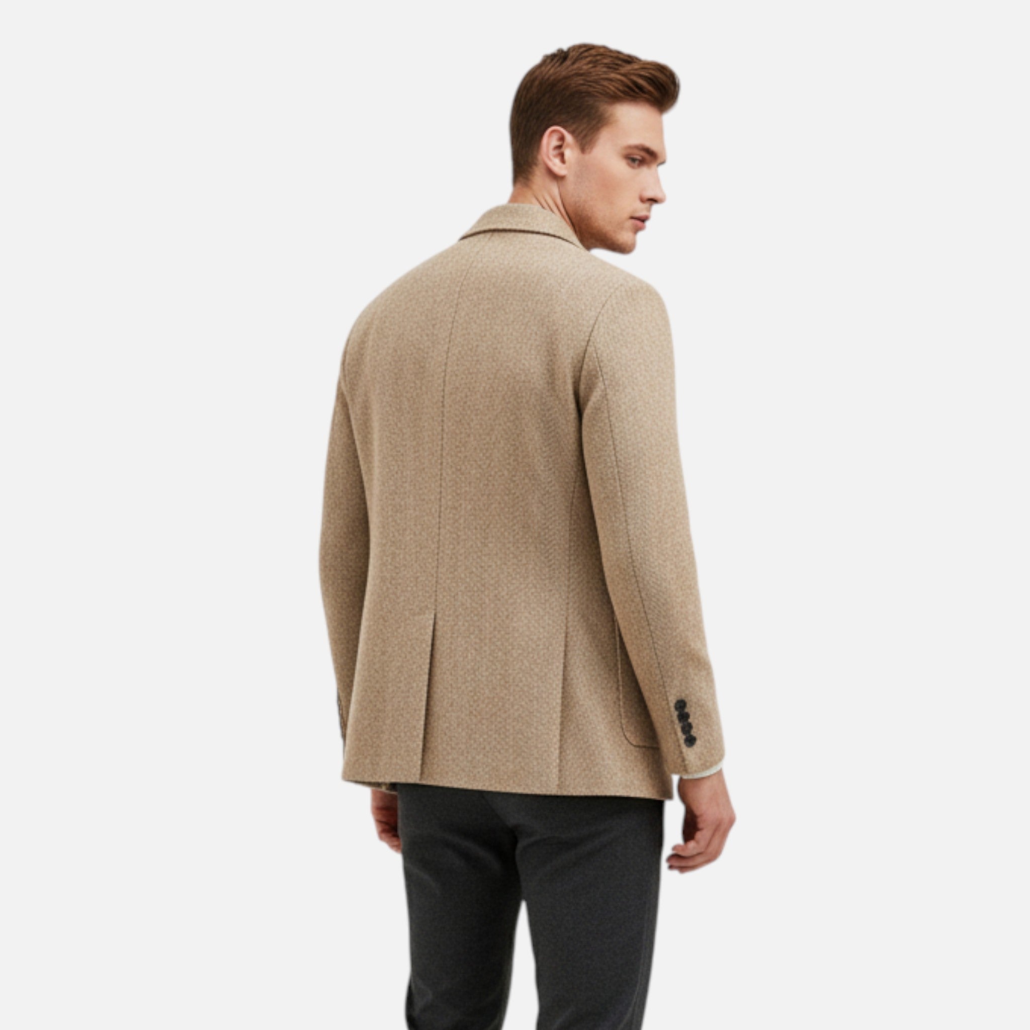 Maison Dresson | Men’s Wool Blend Jacket – Business Lapel Elegance