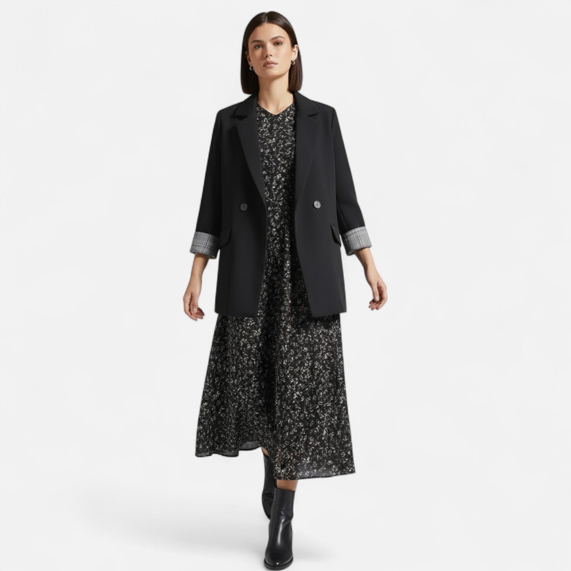 Maison Dresson | Women’s Autumn Dress – Chiffon Elegance