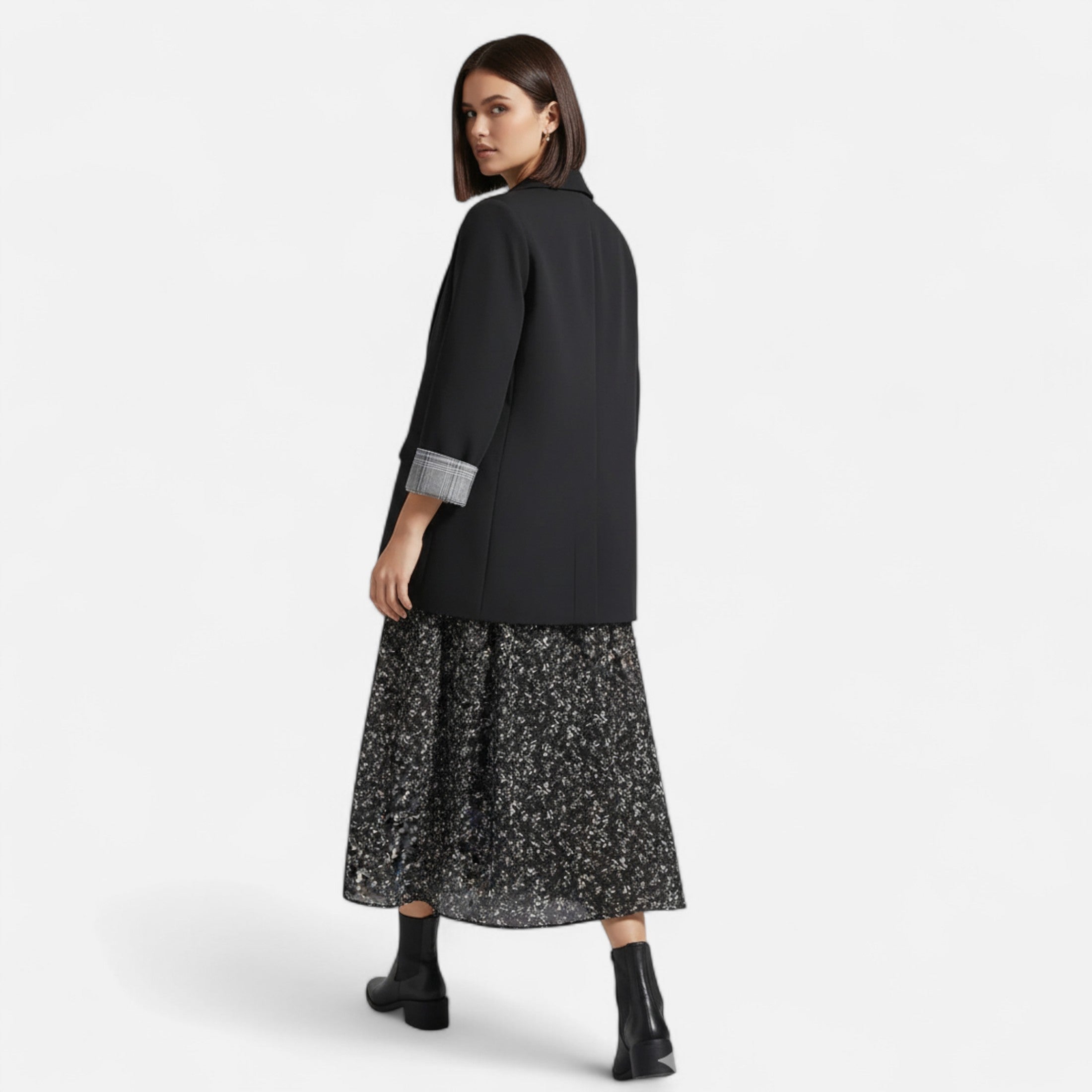 Maison Dresson | Women’s Autumn Dress – Chiffon Elegance