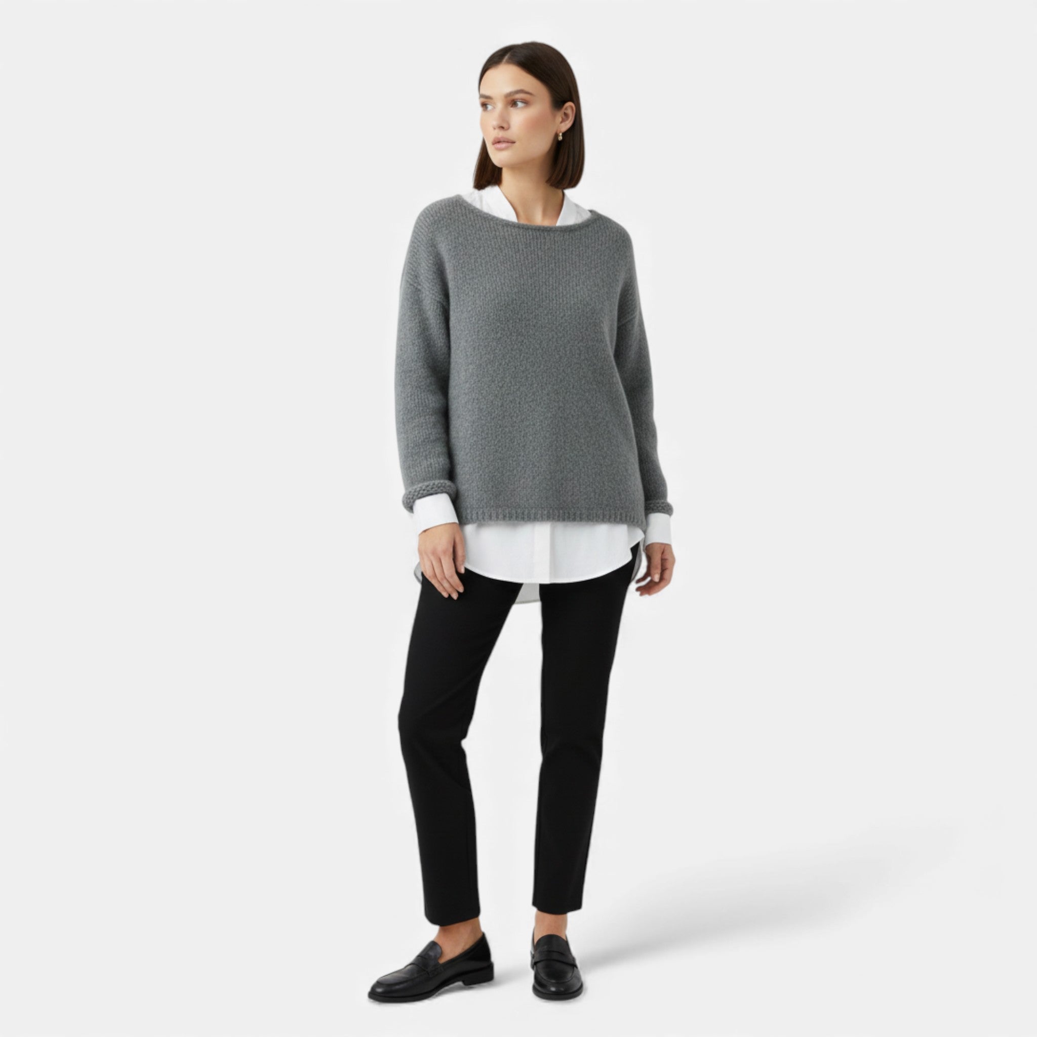 Maison Dresson | Women’s Off-Shoulder Knit Winter Sweater