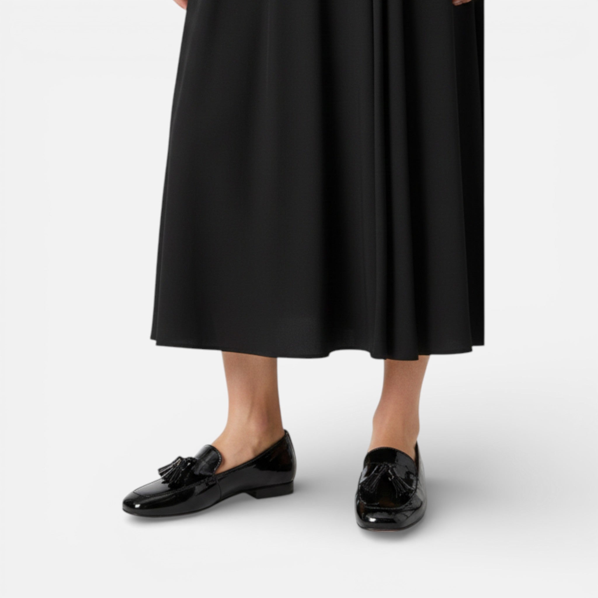 Maison Dresson | Women’s PU Tassel Square Toe Loafers