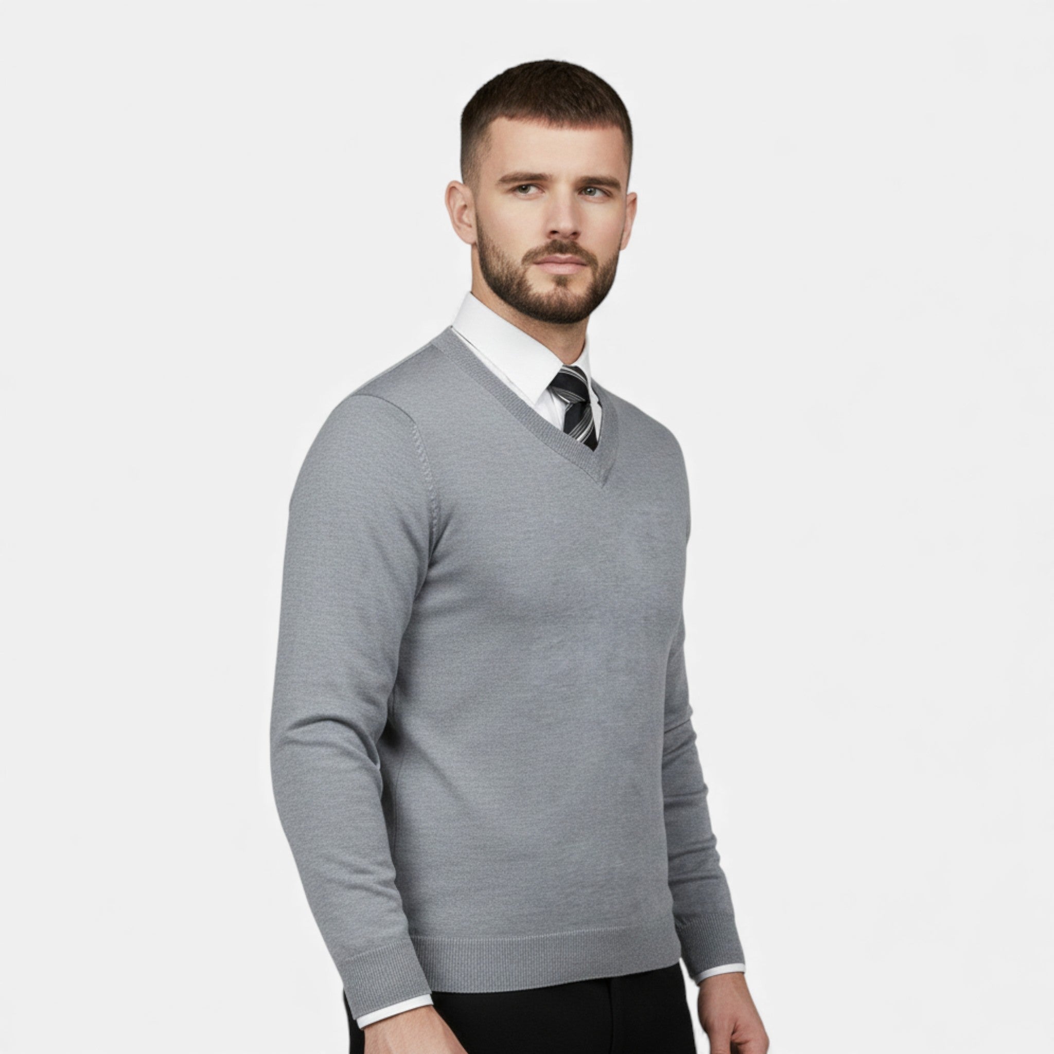 Maison Dresson | Men’s V-Neck Knit Sweater for Autumn/Winter