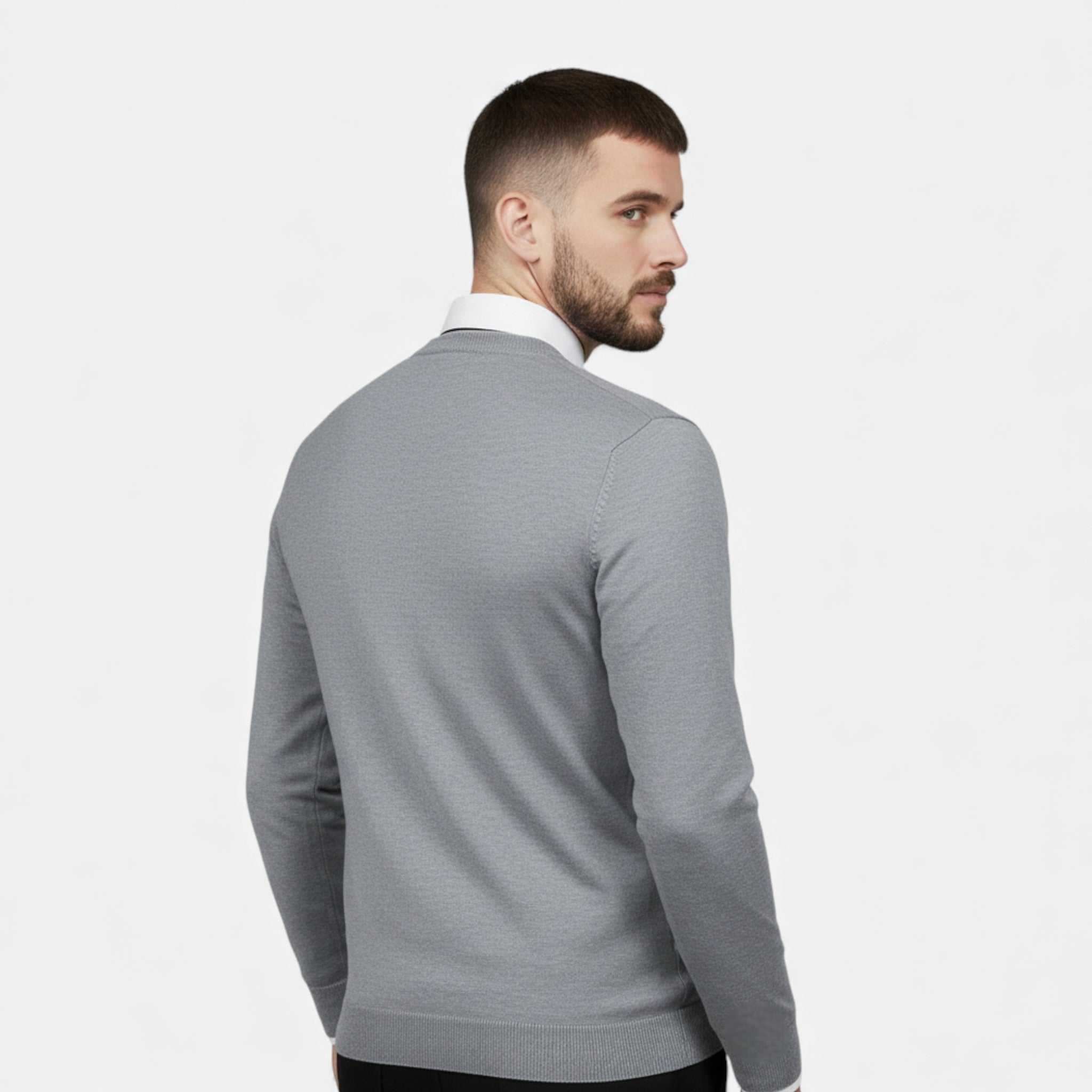 Maison Dresson | Men’s V-Neck Knit Sweater for Autumn/Winter