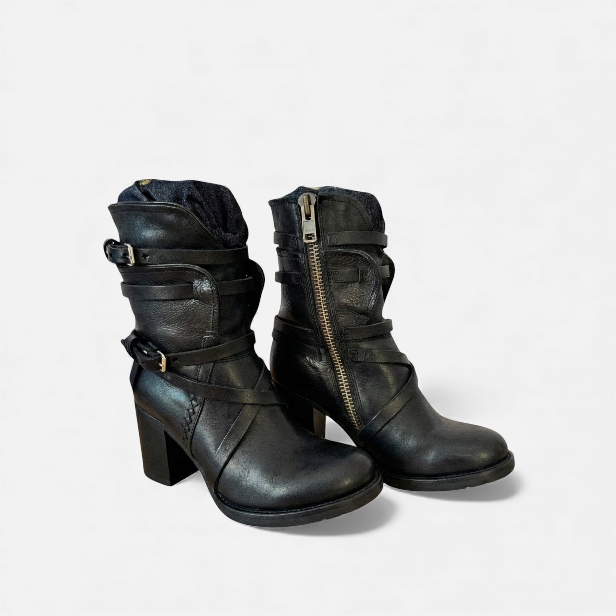 Maison Dresson | Women’s Leather High-Knee Boots – Winter Heritage Elegance