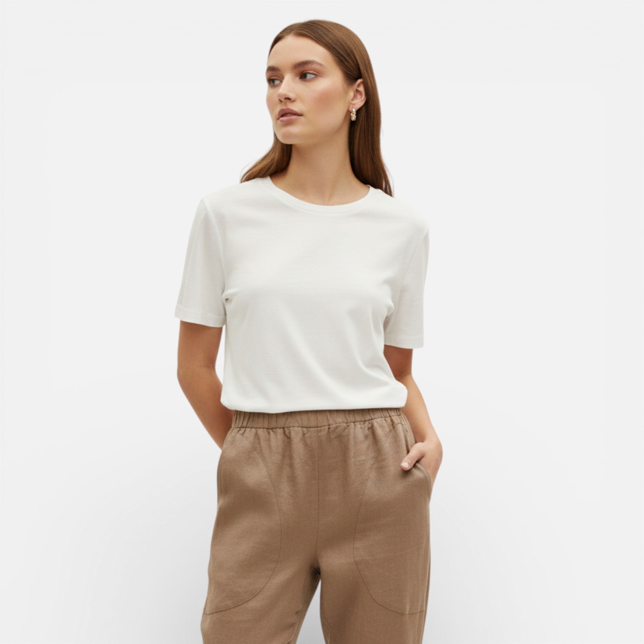 Maison Dresson | Women’s Cotton Linen Straight Trousers