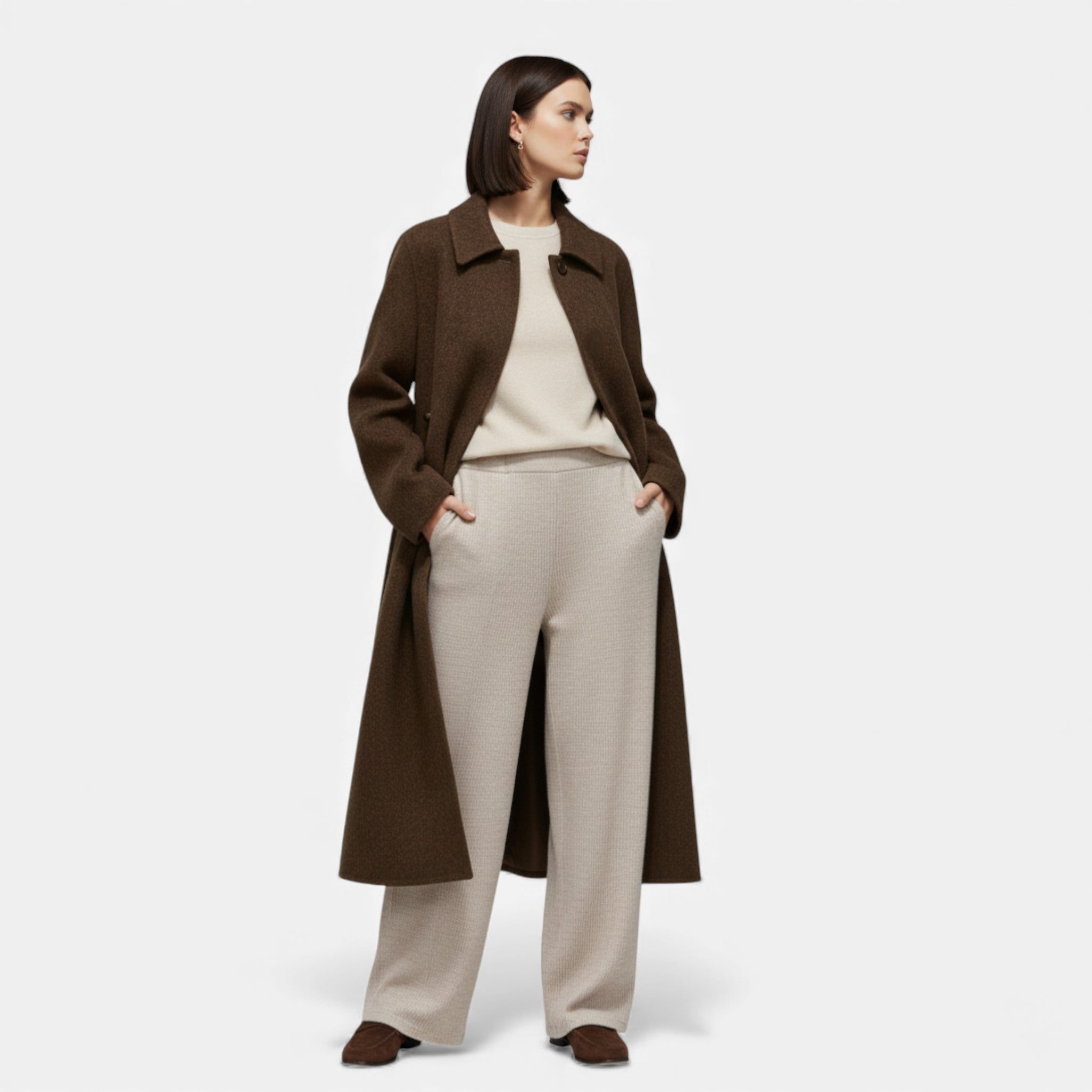 Maison Dresson | Women’s Structured Long Woollen Winter Coat