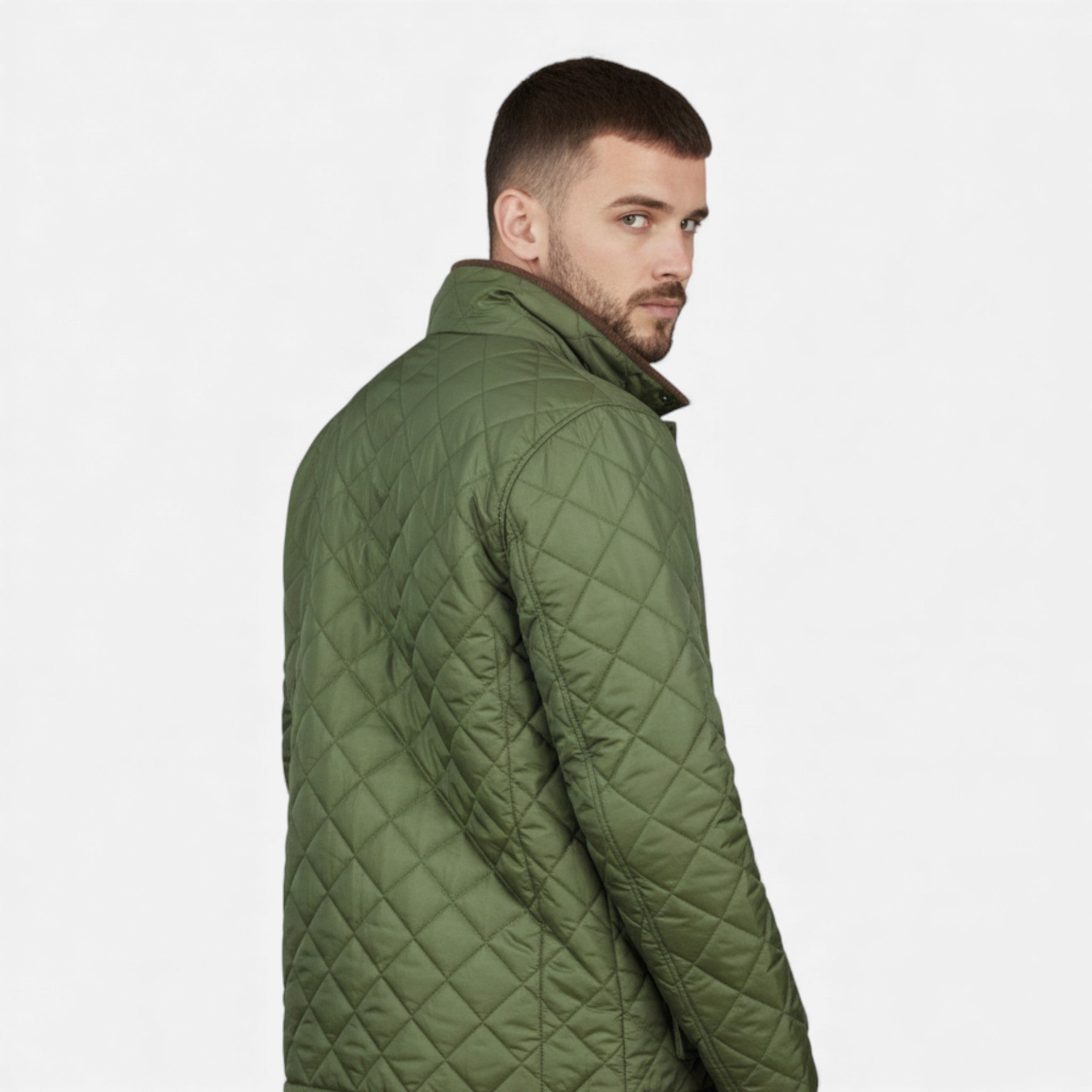 Maison Dresson | Men’s Quilted Gold Fleece-Lined Jacket