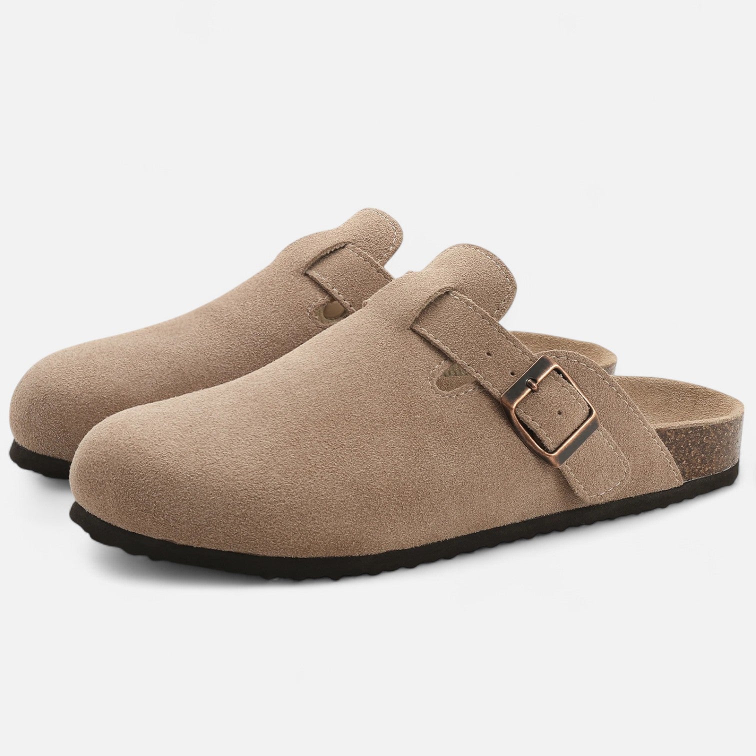 Maison Dresson | Men’s Suede Mules – Sculpted Clog-Inspired Comfort