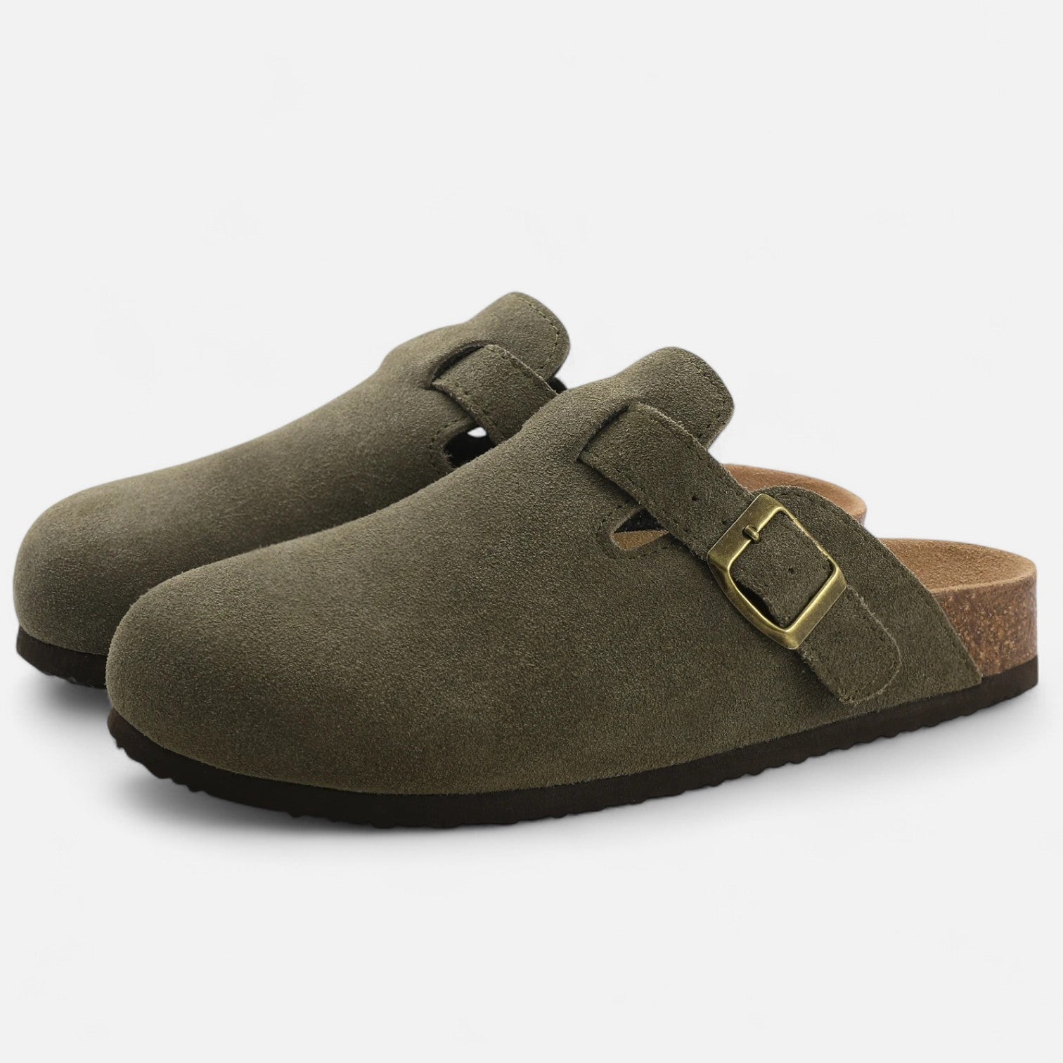 Maison Dresson | Men’s Suede Mules – Sculpted Clog-Inspired Comfort