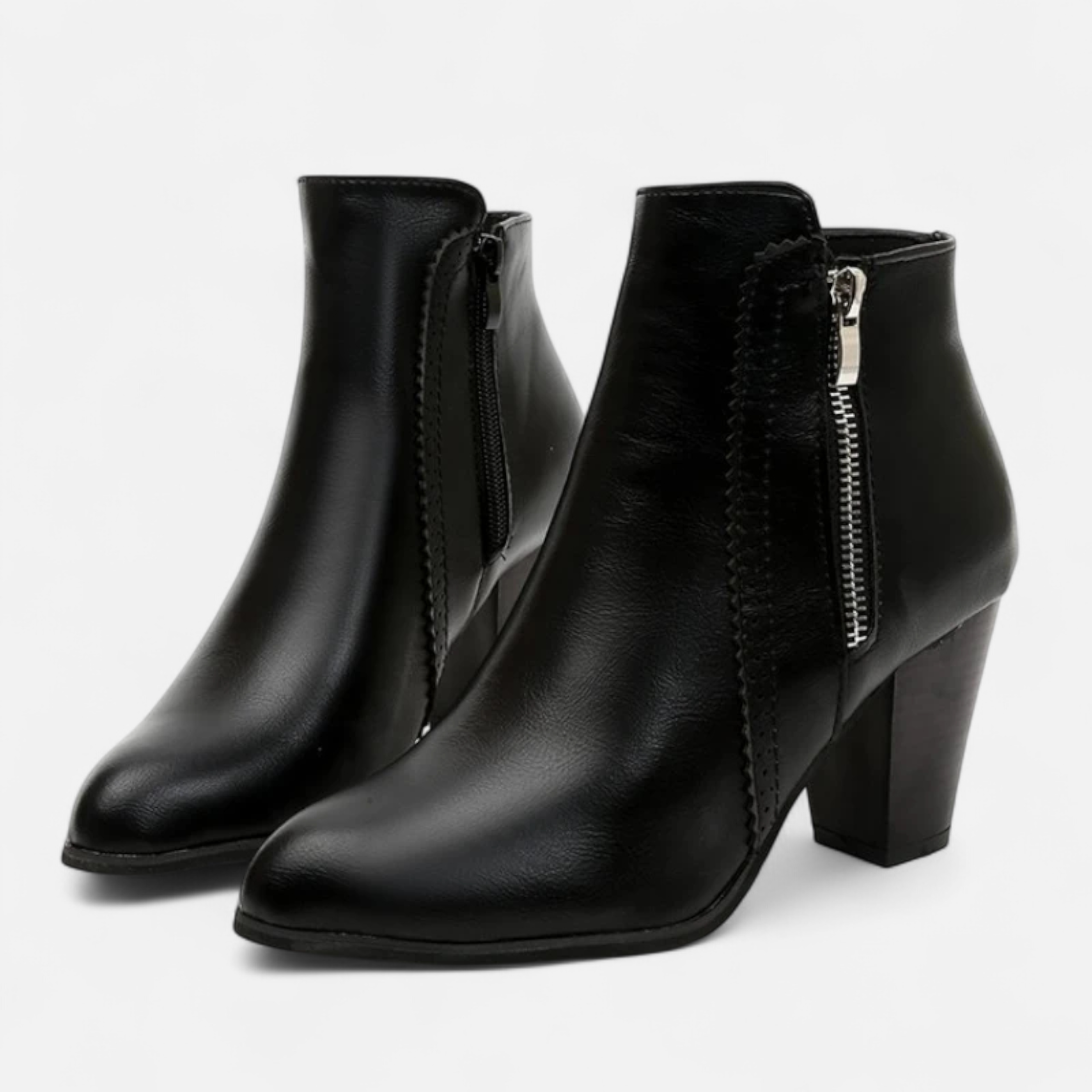 Maison Dresson | Women’s Retro Zip-Heel Boots