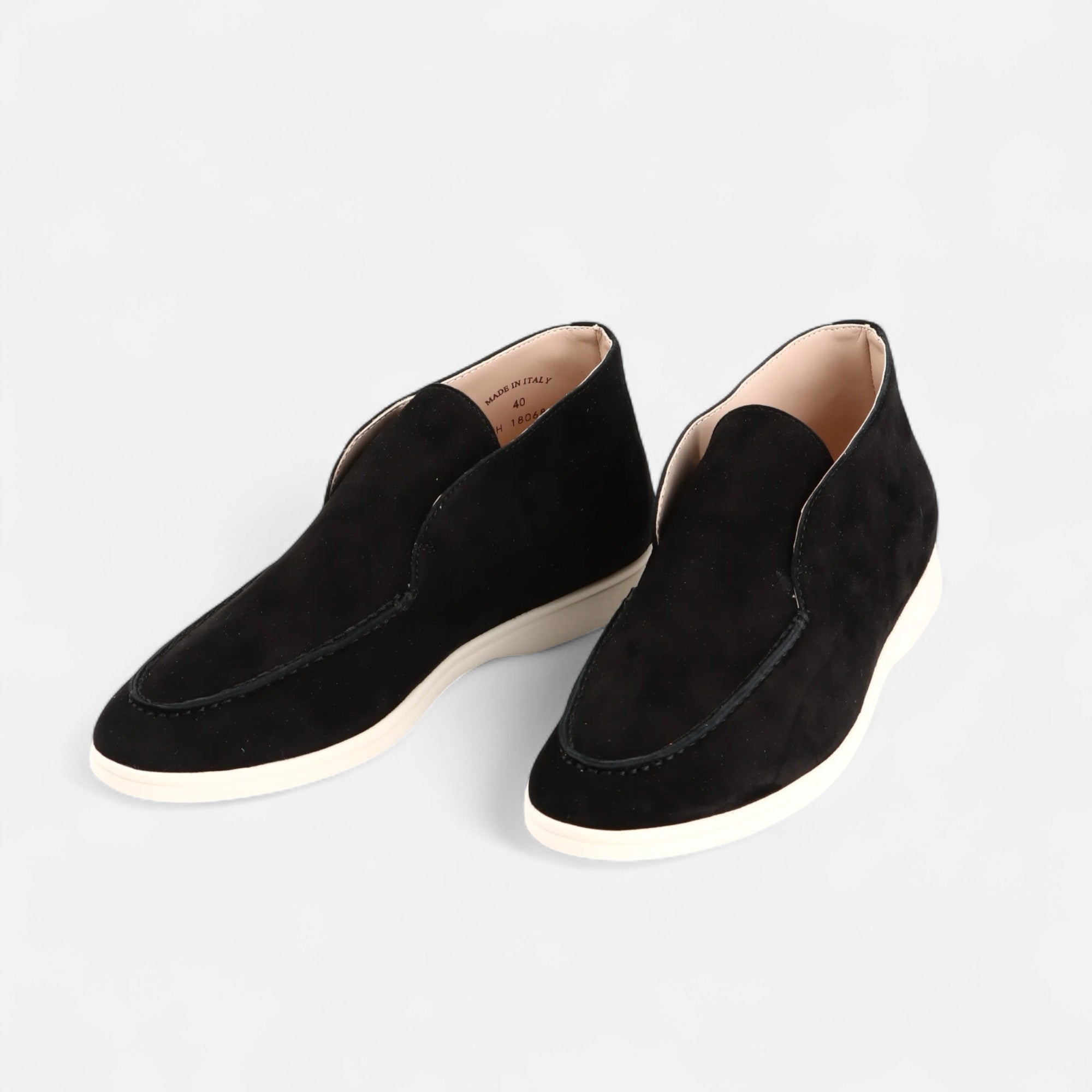 Maison Dresson | Men’s Suede Mule Loafers in Heritage Camel