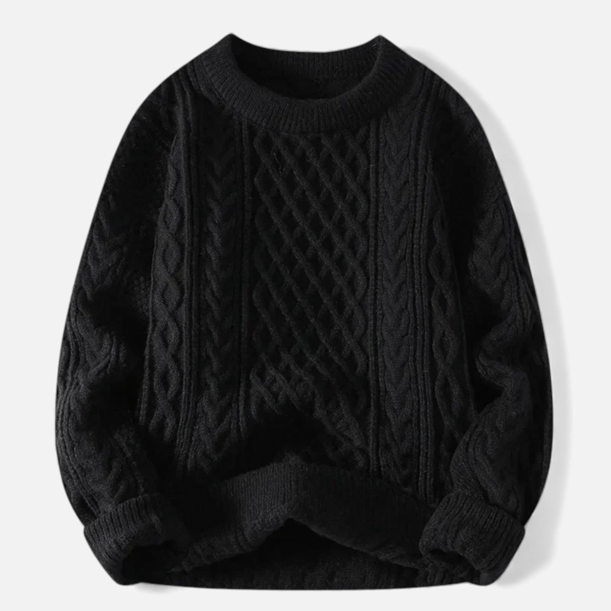 Maison Dresson | Women’s Slight-Stretch Knitted Cabled Sweater