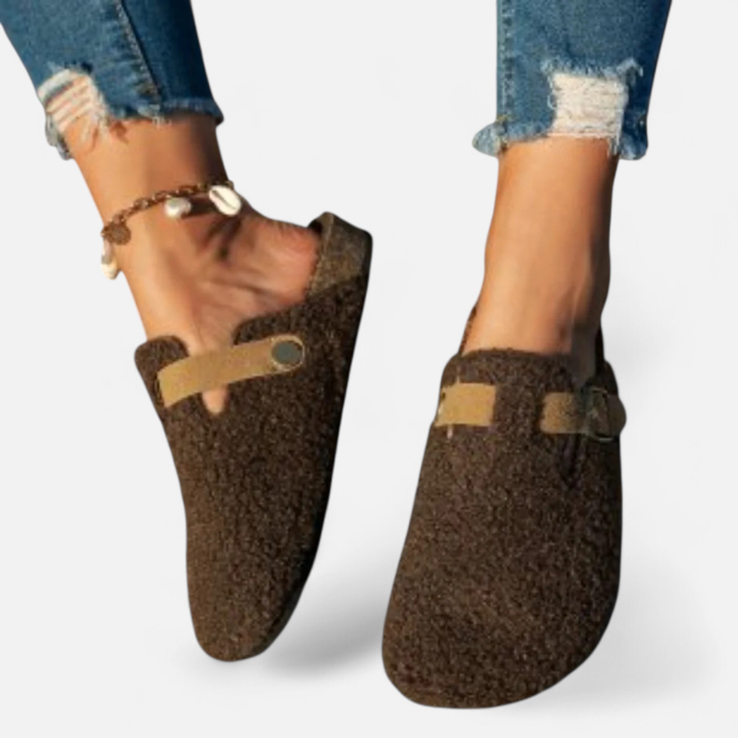 Maison Dresson | Women’s Plush Winter Mules