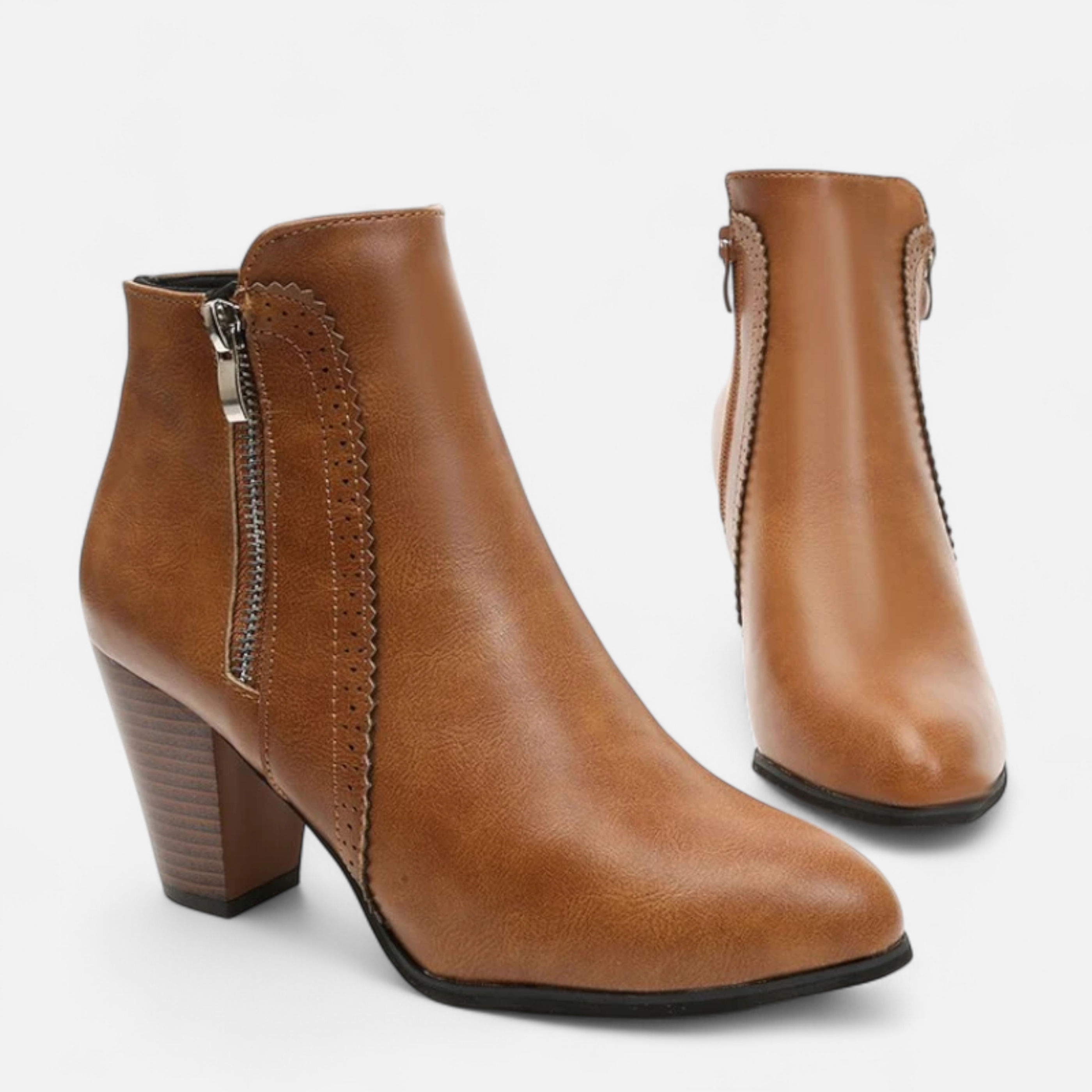 Maison Dresson | Women’s Retro Zip-Heel Boots
