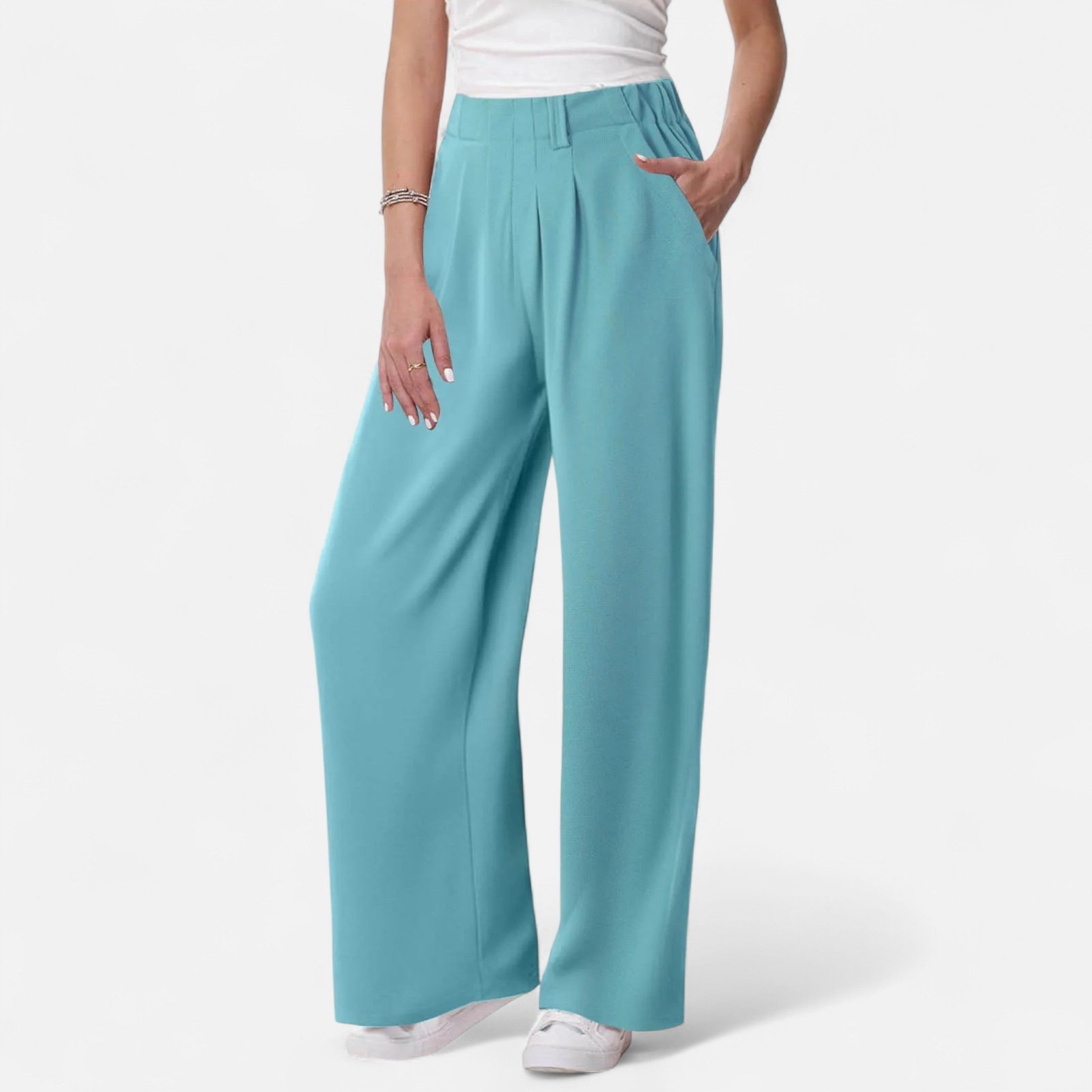 Maison Dresson | Women's Elegant Waffle Palazzo