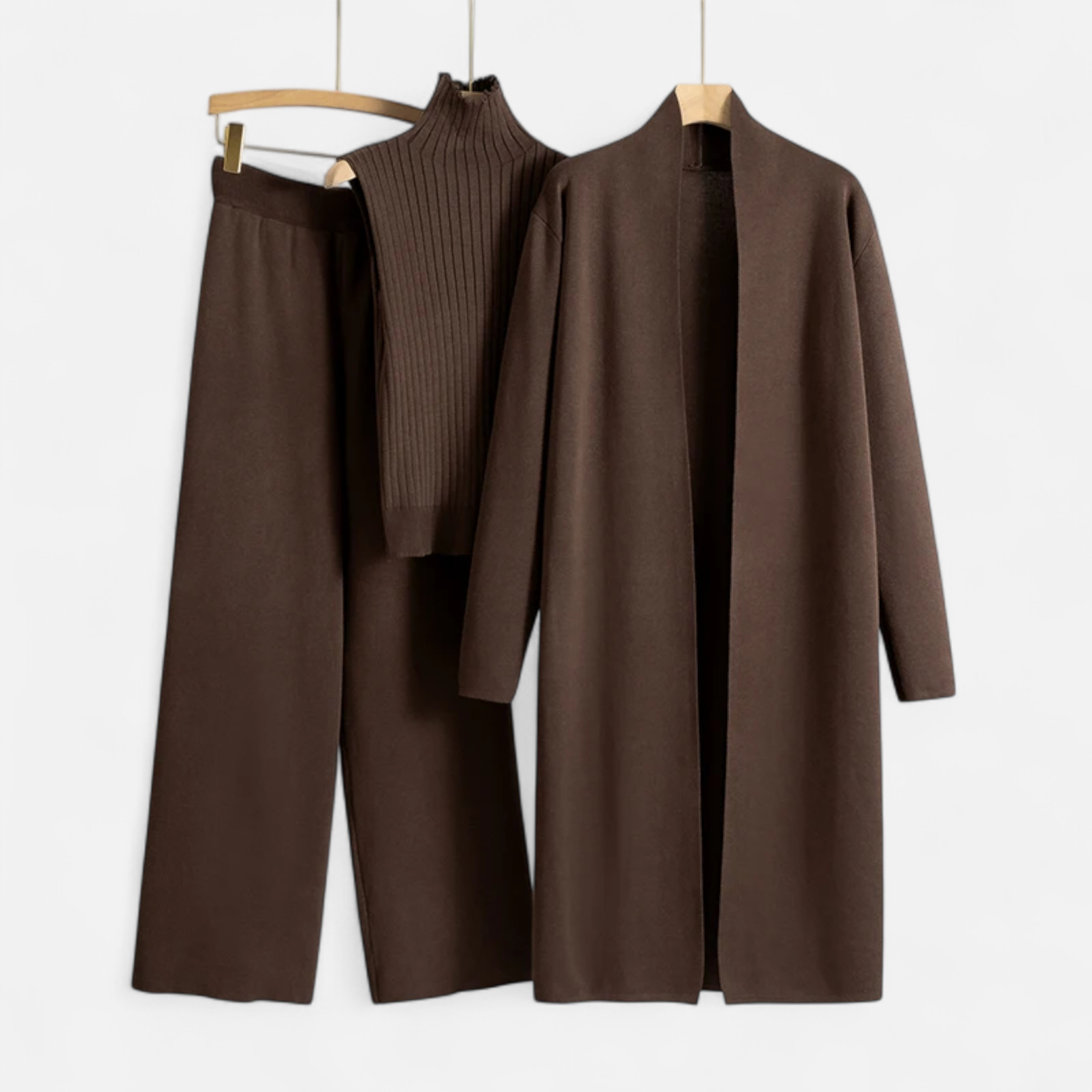Maison Dresson | Women’s Knitted 3-Piece Cardigan Set