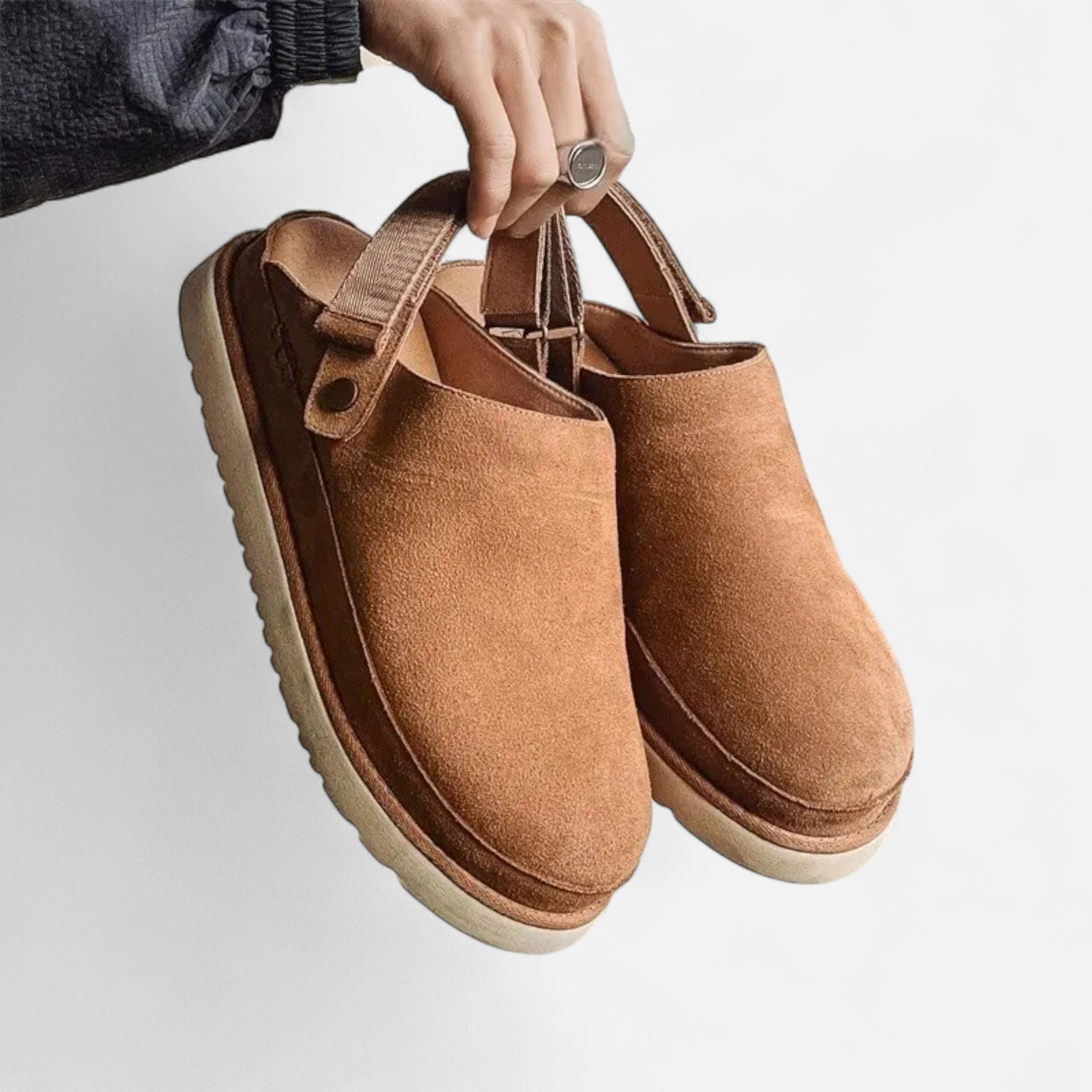 Maison Dresson | Women’s Covered-Toe Leather Bocen Slippers