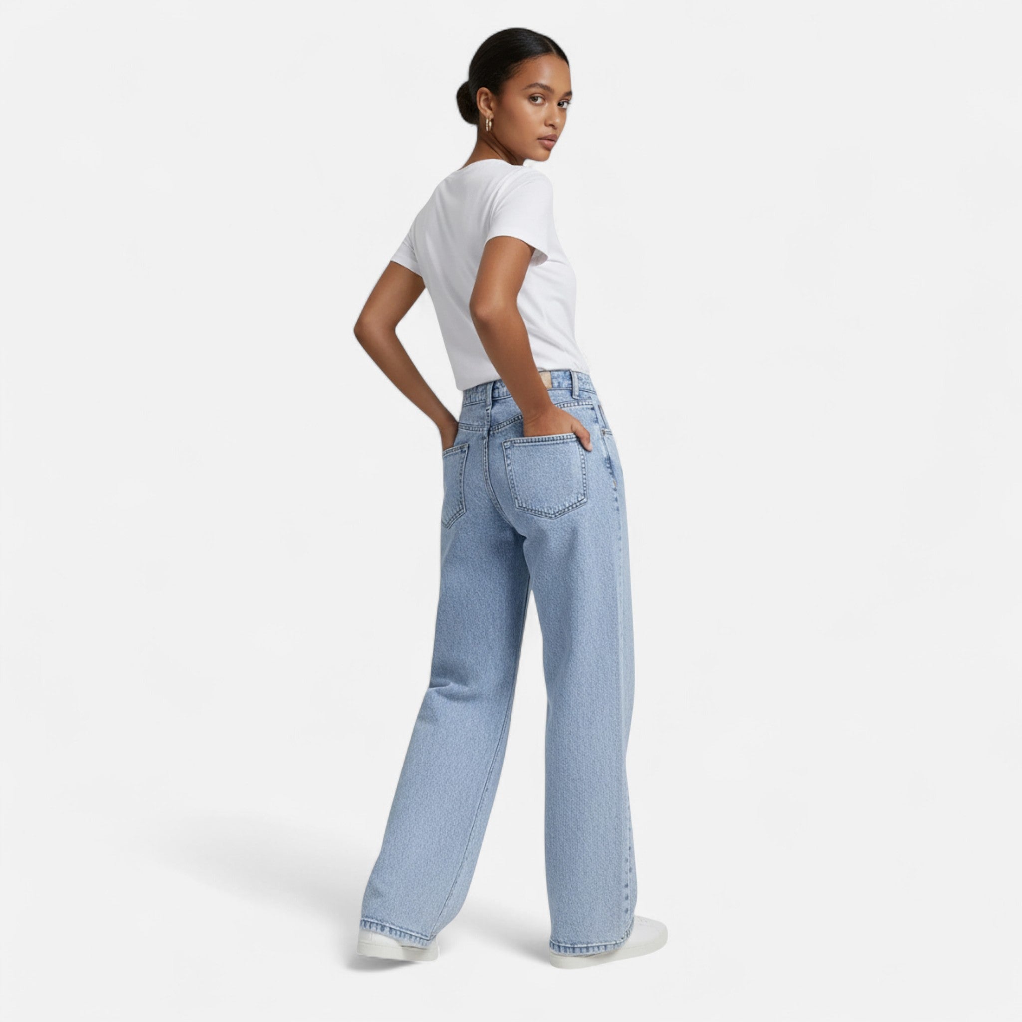 Maison Dresson | Women Loose Denim Pants – Tailored Leisure Classic