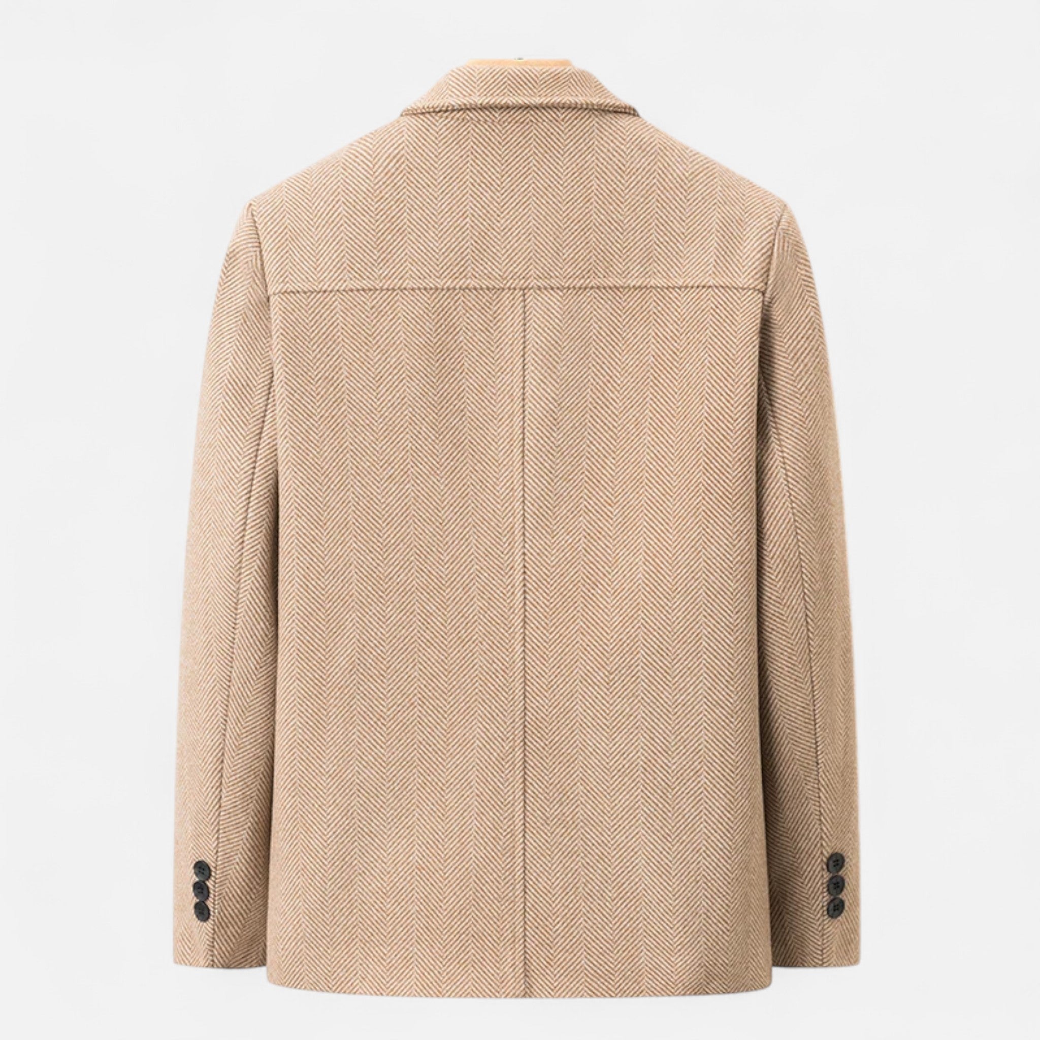 Maison Dresson | Men’s Wool Blend Jacket – Business Lapel Elegance
