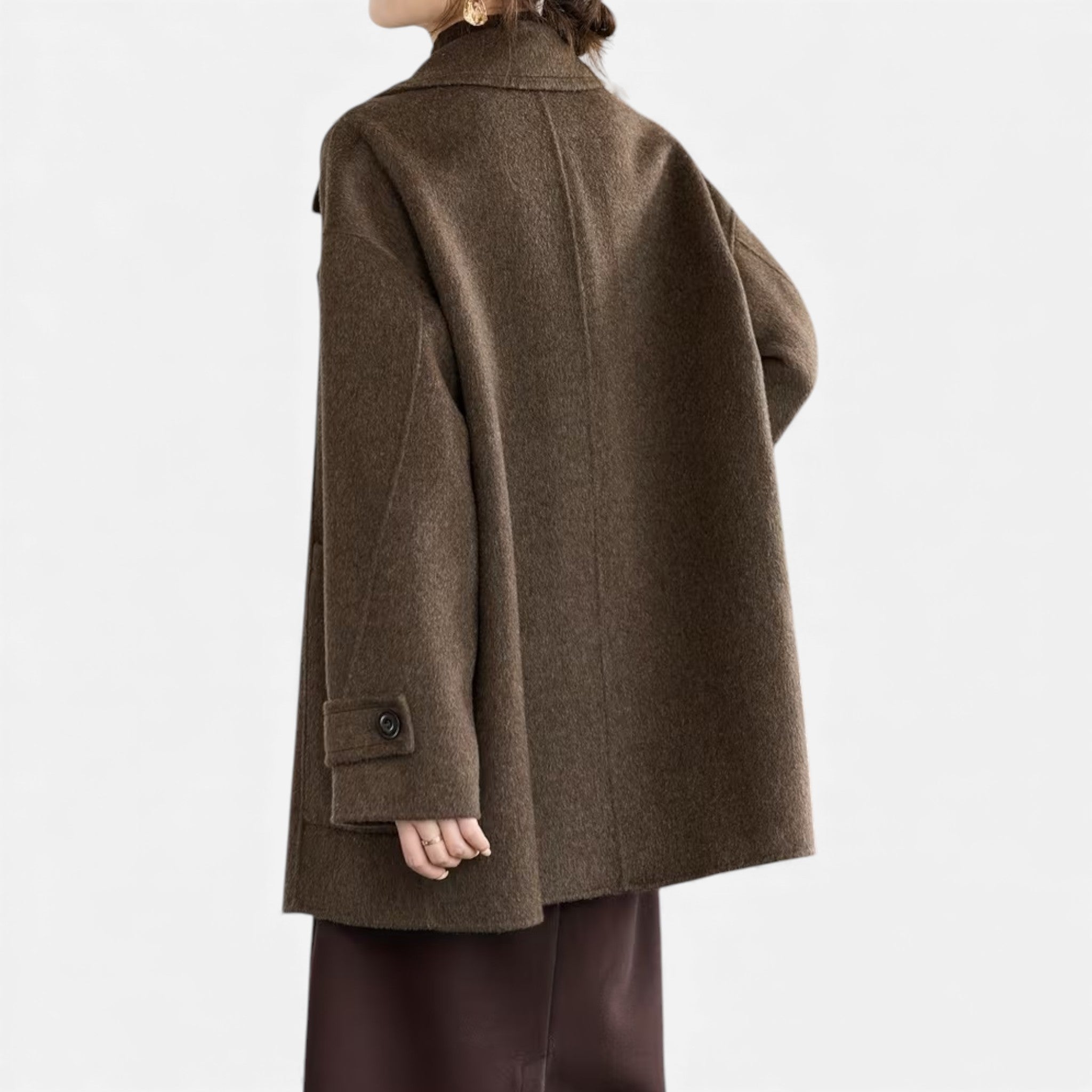 Maison Dresson | Women’s Thick Alpaca-Blend Winter Coat