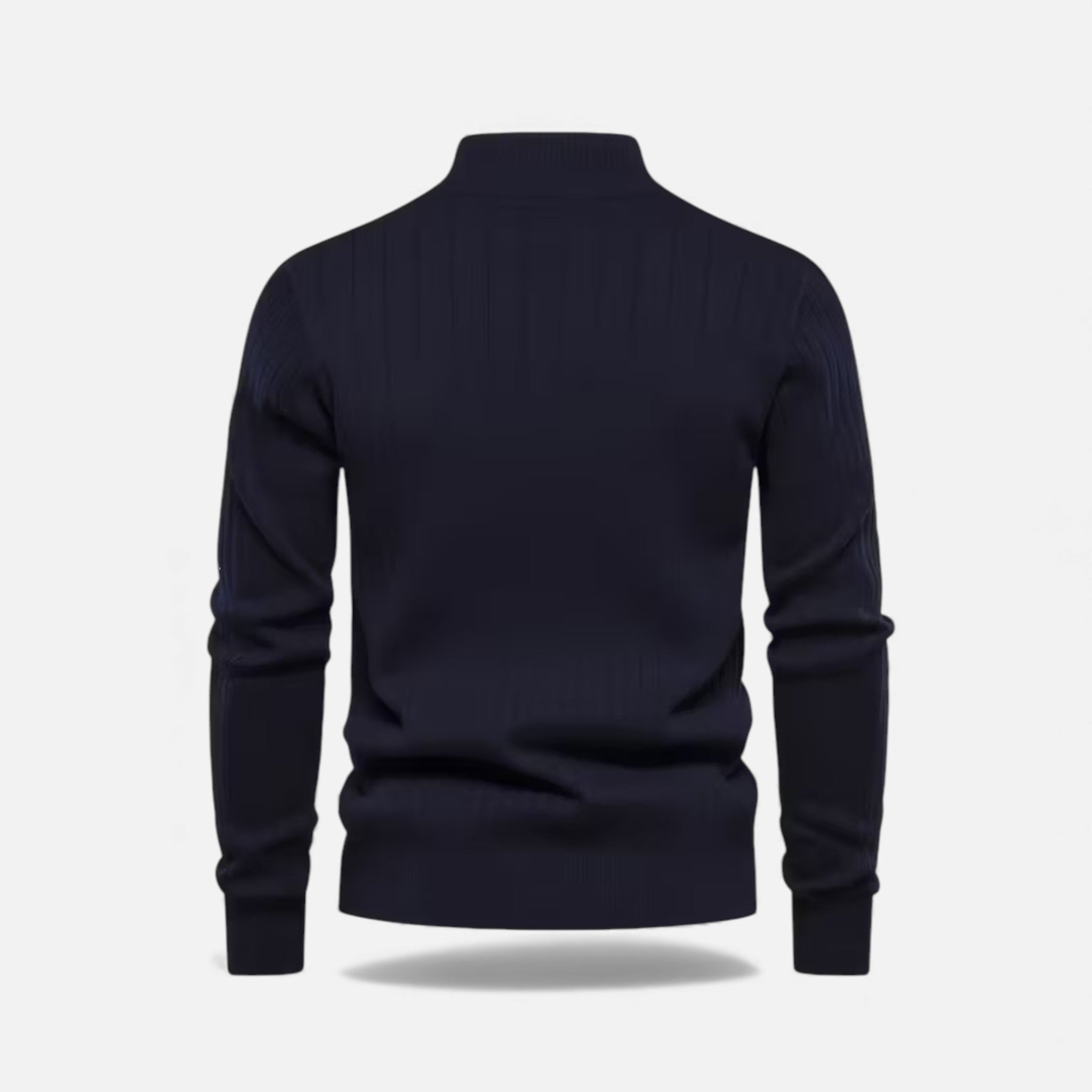 Maison Dresson | Men’s Warm Minimalist Zippered Knit Sweater