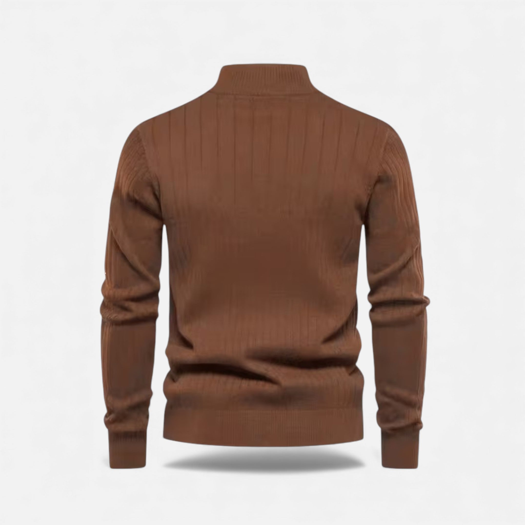 Maison Dresson | Men’s Warm Minimalist Zippered Knit Sweater