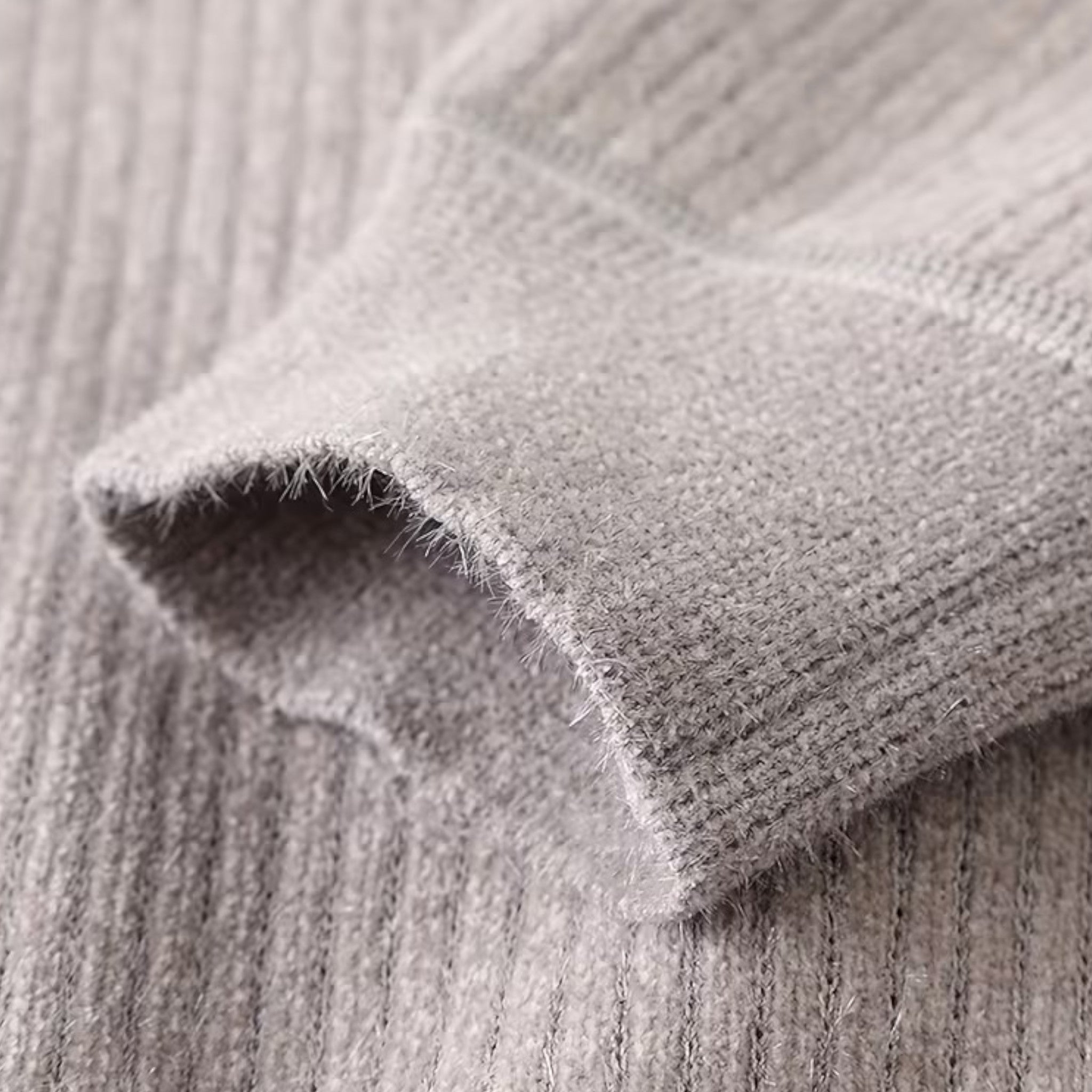 Maison Dresson | Men’s Thick Half-Zip Striped Knit Sweater