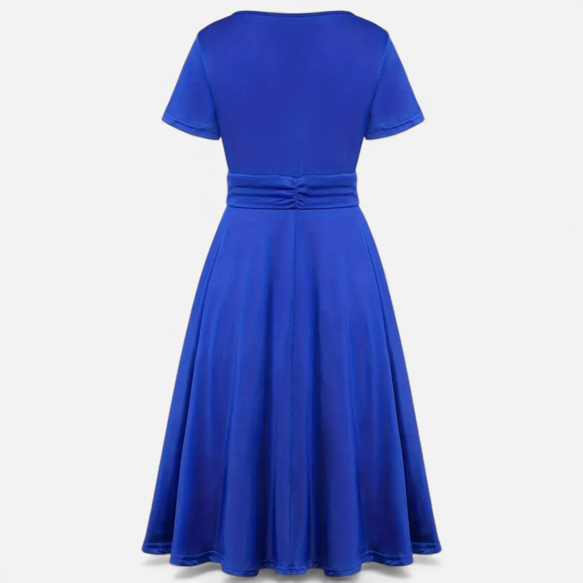 Maison Dresson | Women’s Rhinestone V-Neck Asymmetrical Evening Dress