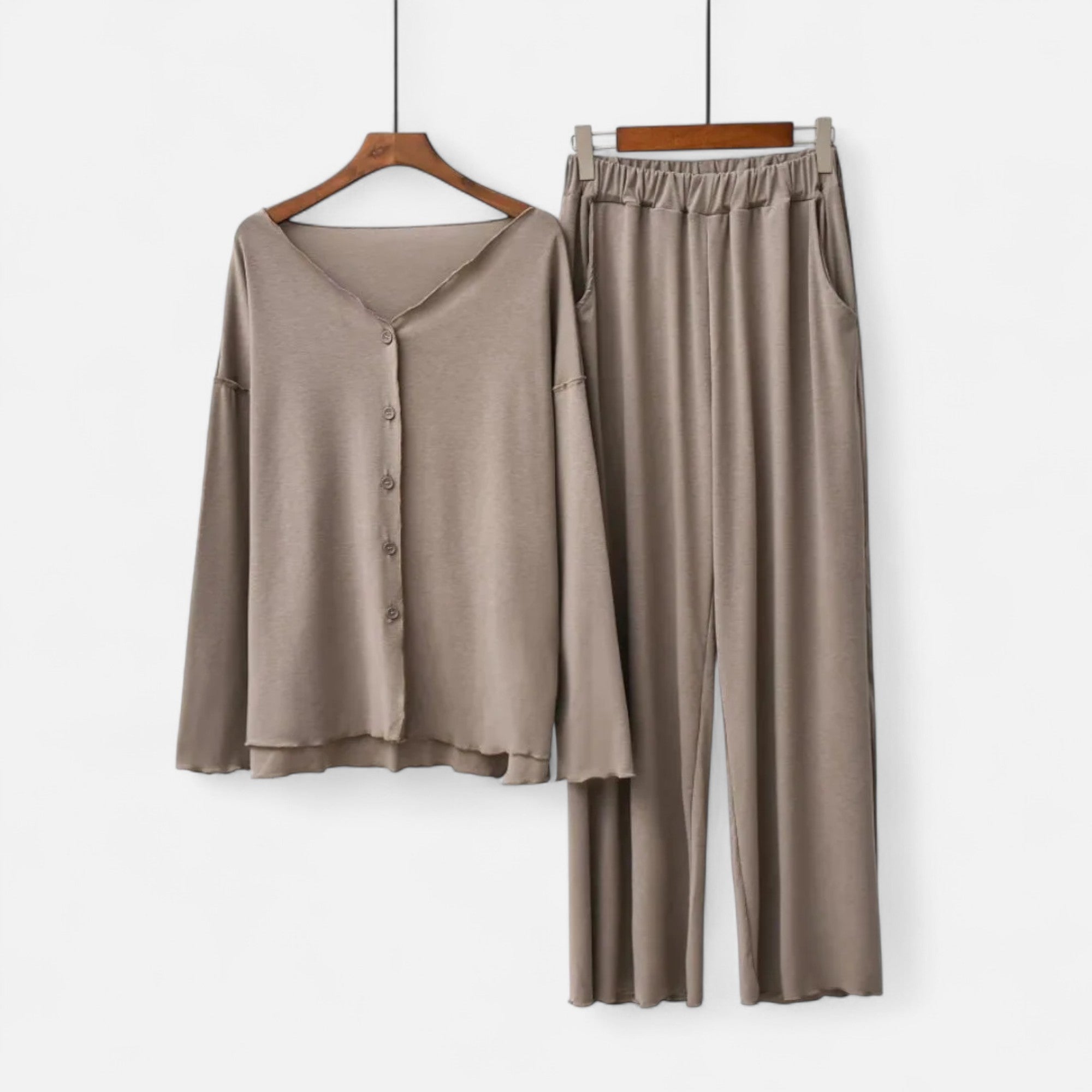 Maison Dresson | Women’s Two-Piece Cashmere-Touch Loungewear Set