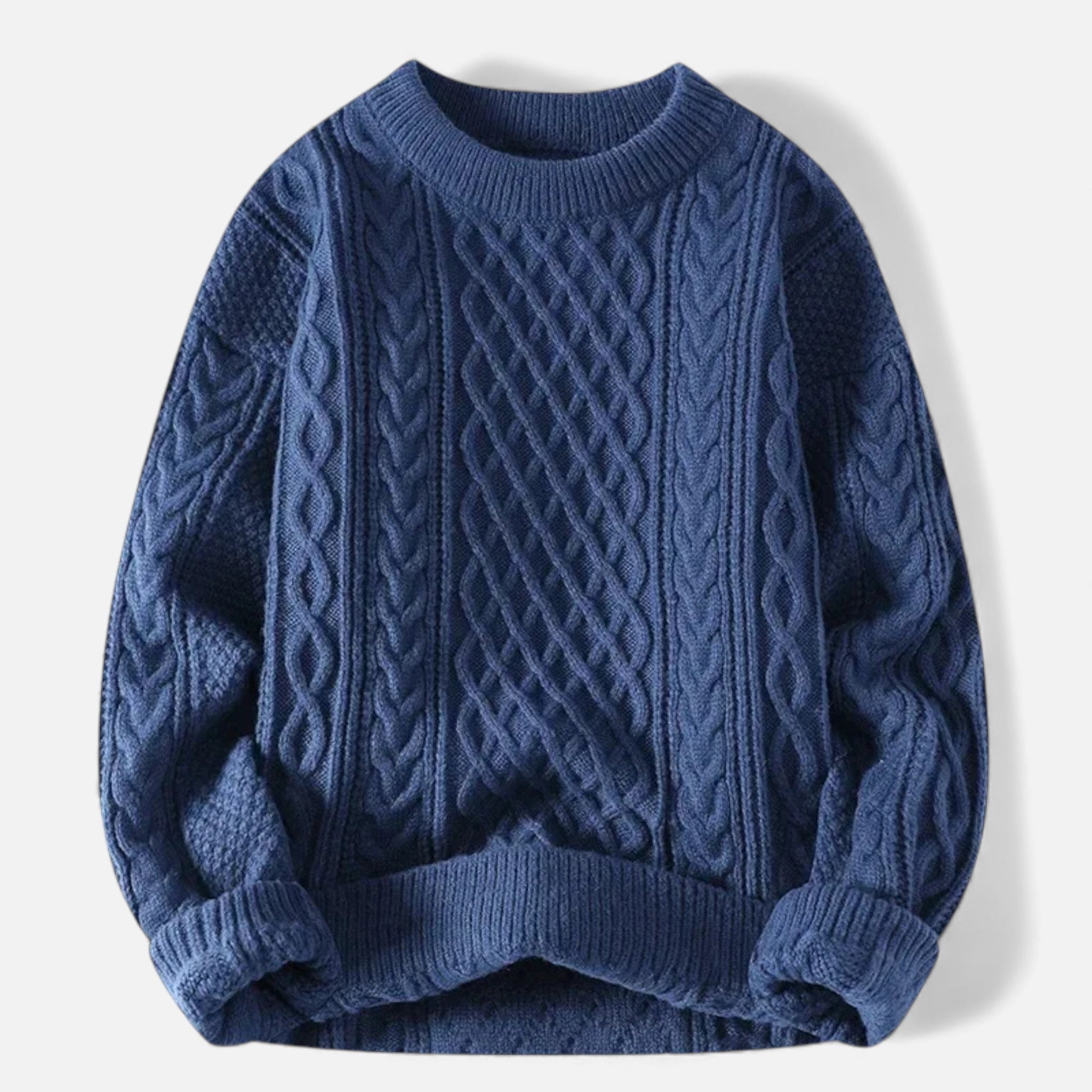 Maison Dresson | Women’s Slight-Stretch Knitted Cabled Sweater