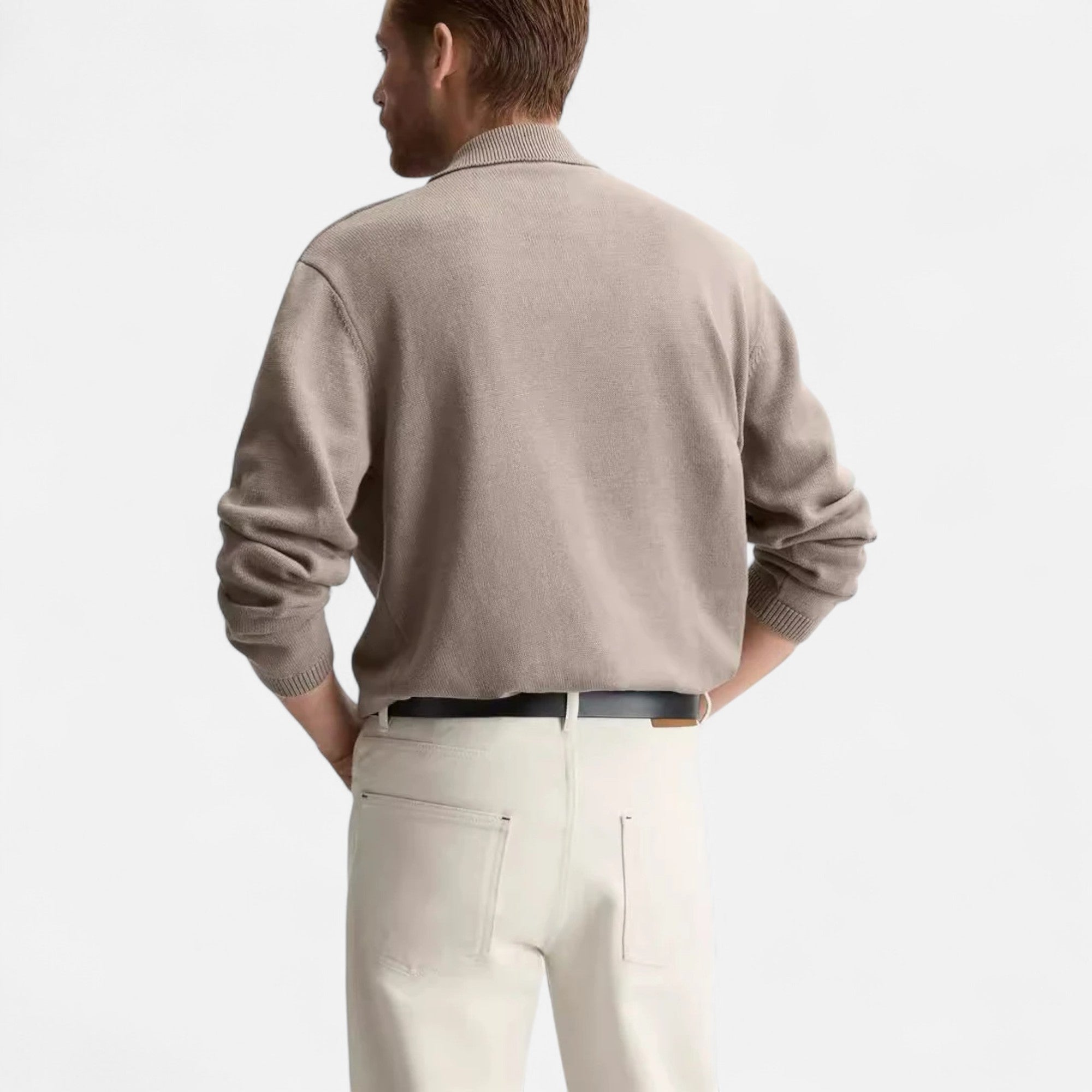 Maison Dresson | Men’s Knitted Cotton Polo Shirt