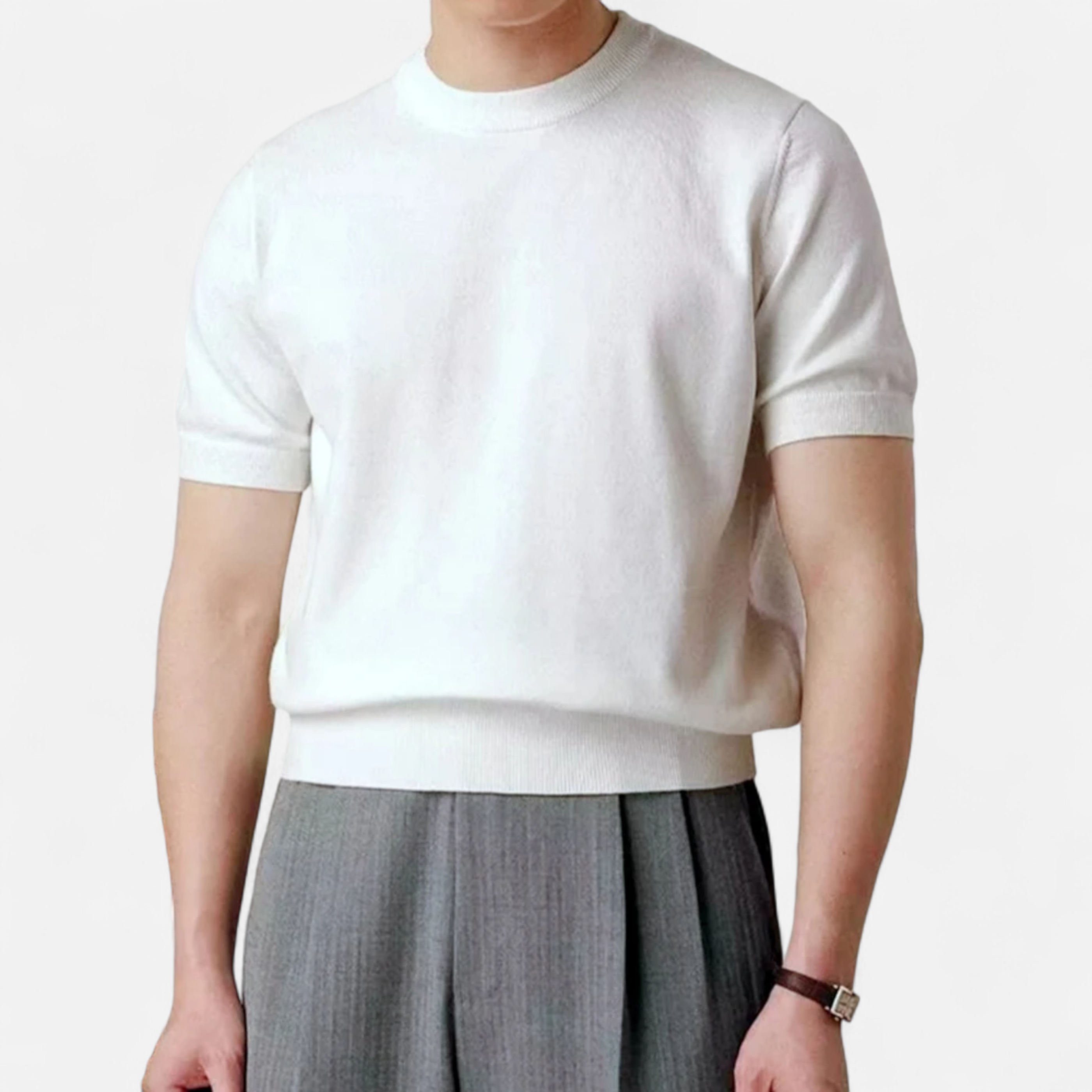 Maison Dresson | Men’s Slim-Fit Knitted T-Shirt