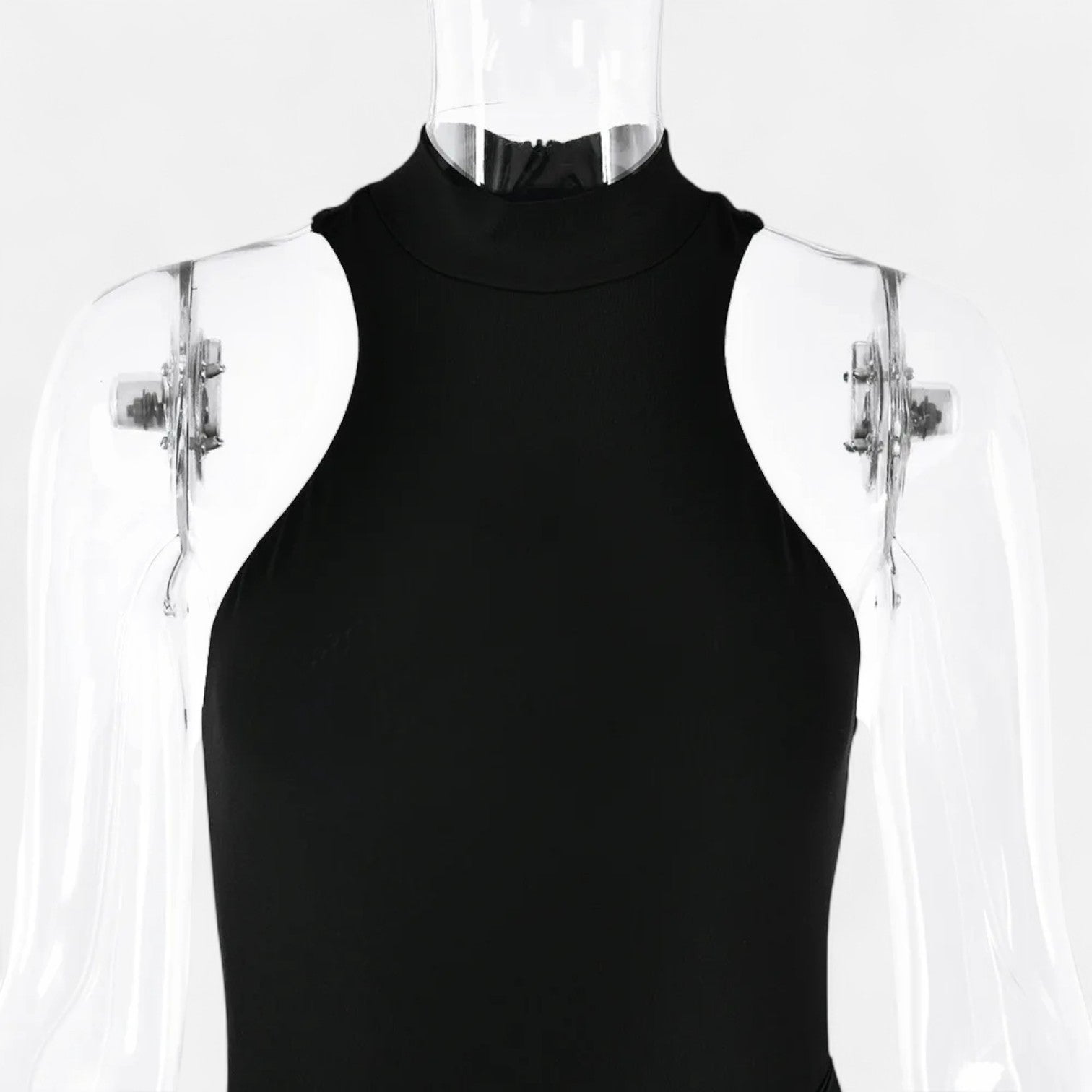Maison Dresson | Women’s Satin Hollow-Out Maxi Dress – Silken Flow, Sculpted Allure