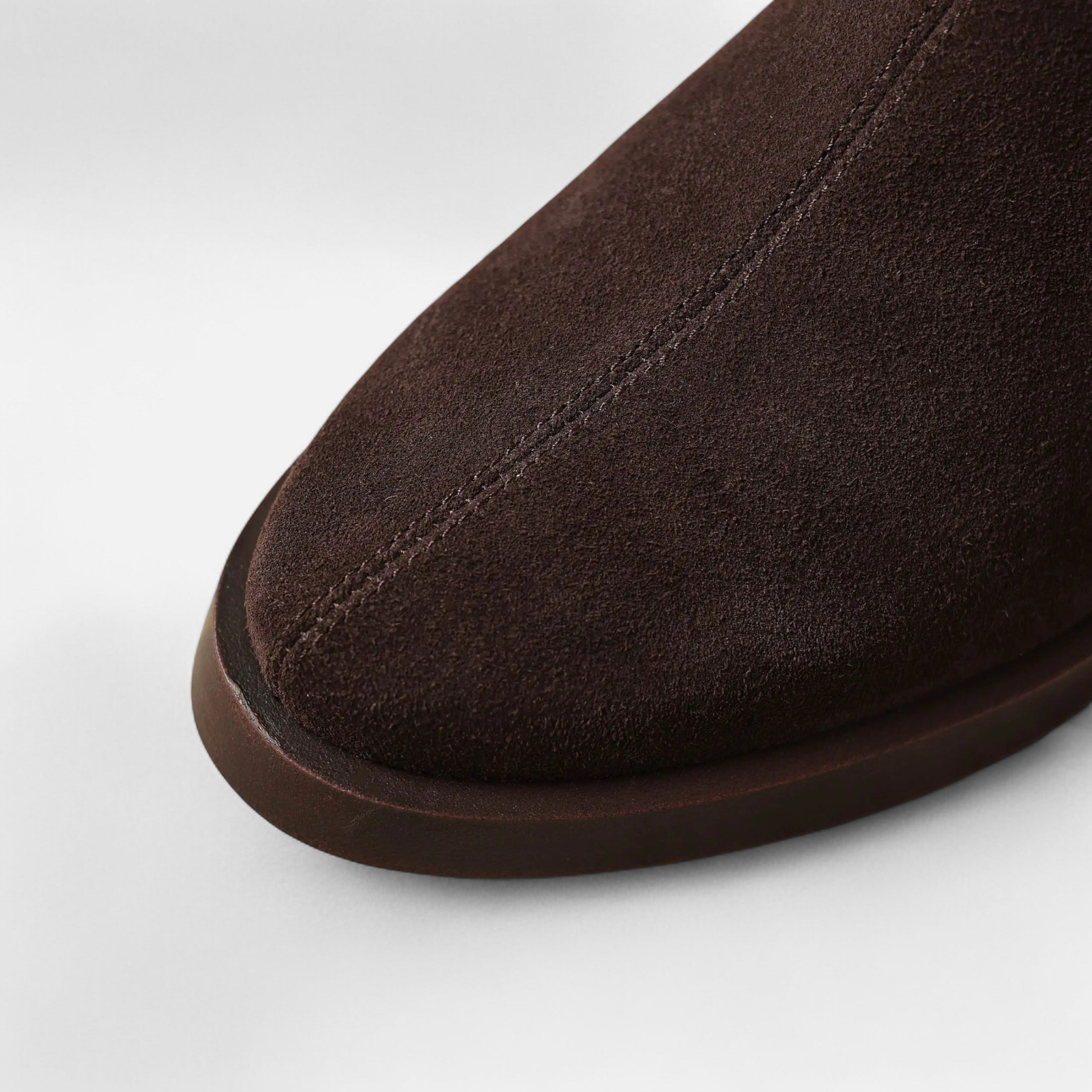 Maison Dresson | Women’s Suede Ankle Boots – Square Toe Mid-Heel