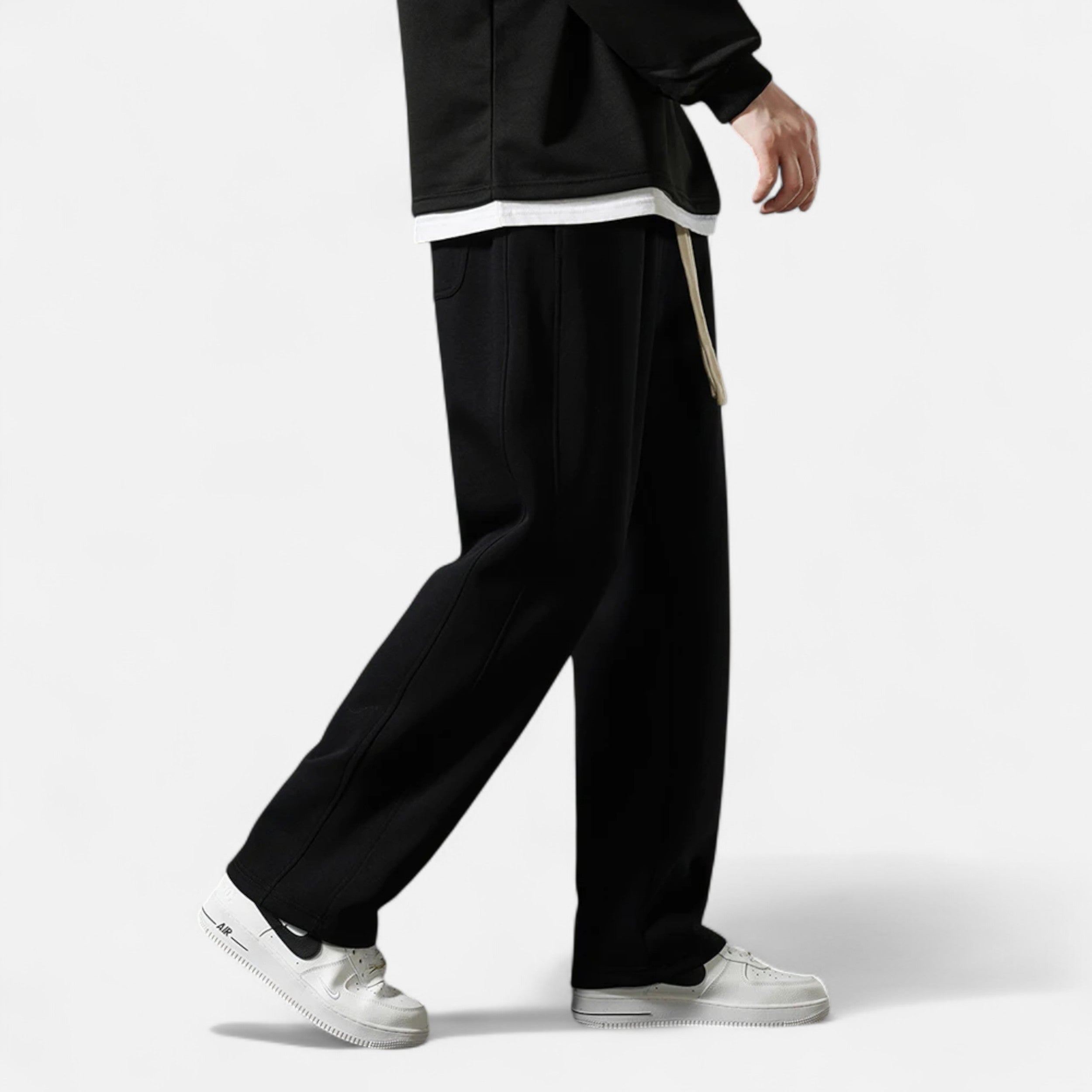 Maison Dresson | Men’s Wide-Leg Cotton Jogger Pants