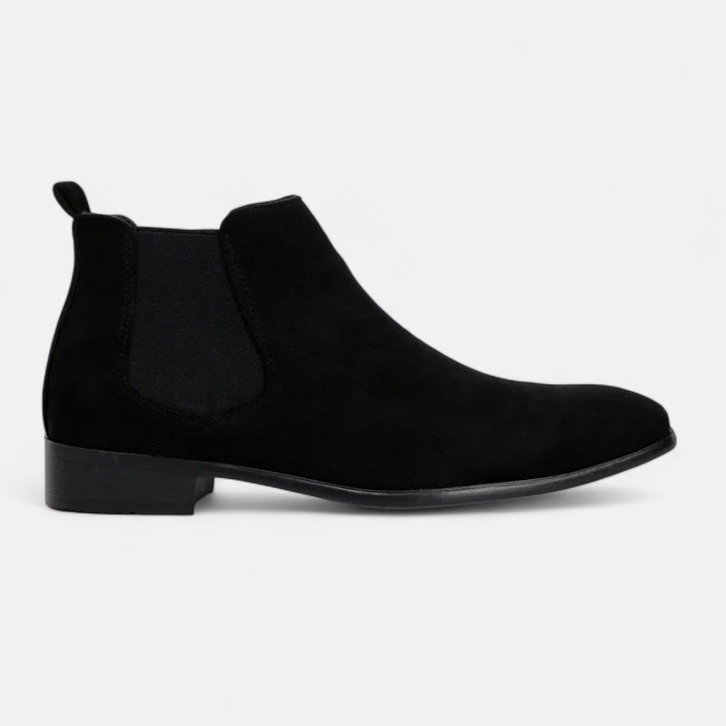 Maison Dresson | Men’s Suede Square-Toe Chelsea Boots