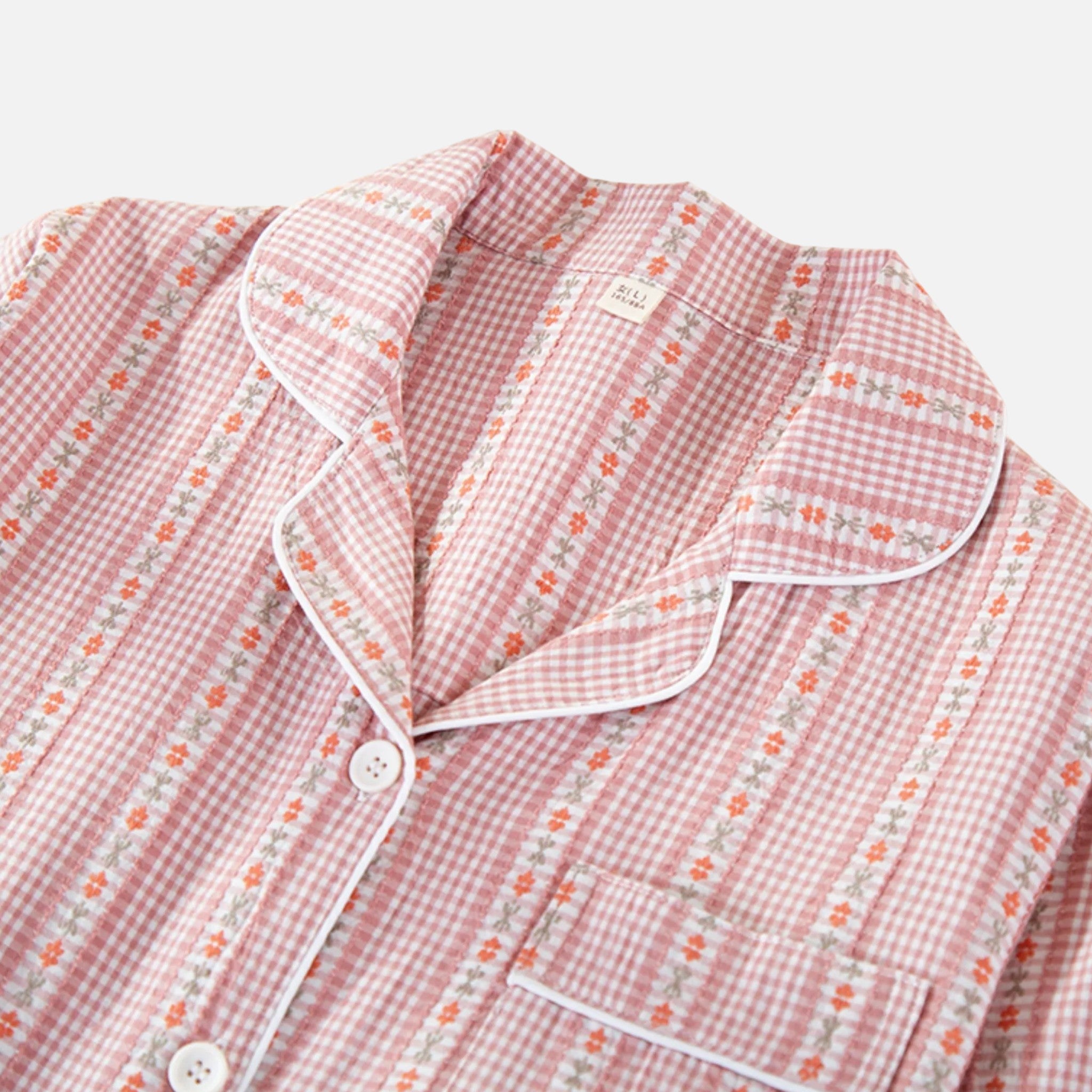 Maison Dresson | Women’s Pure Cotton Pyjama Set with Cardigan Style