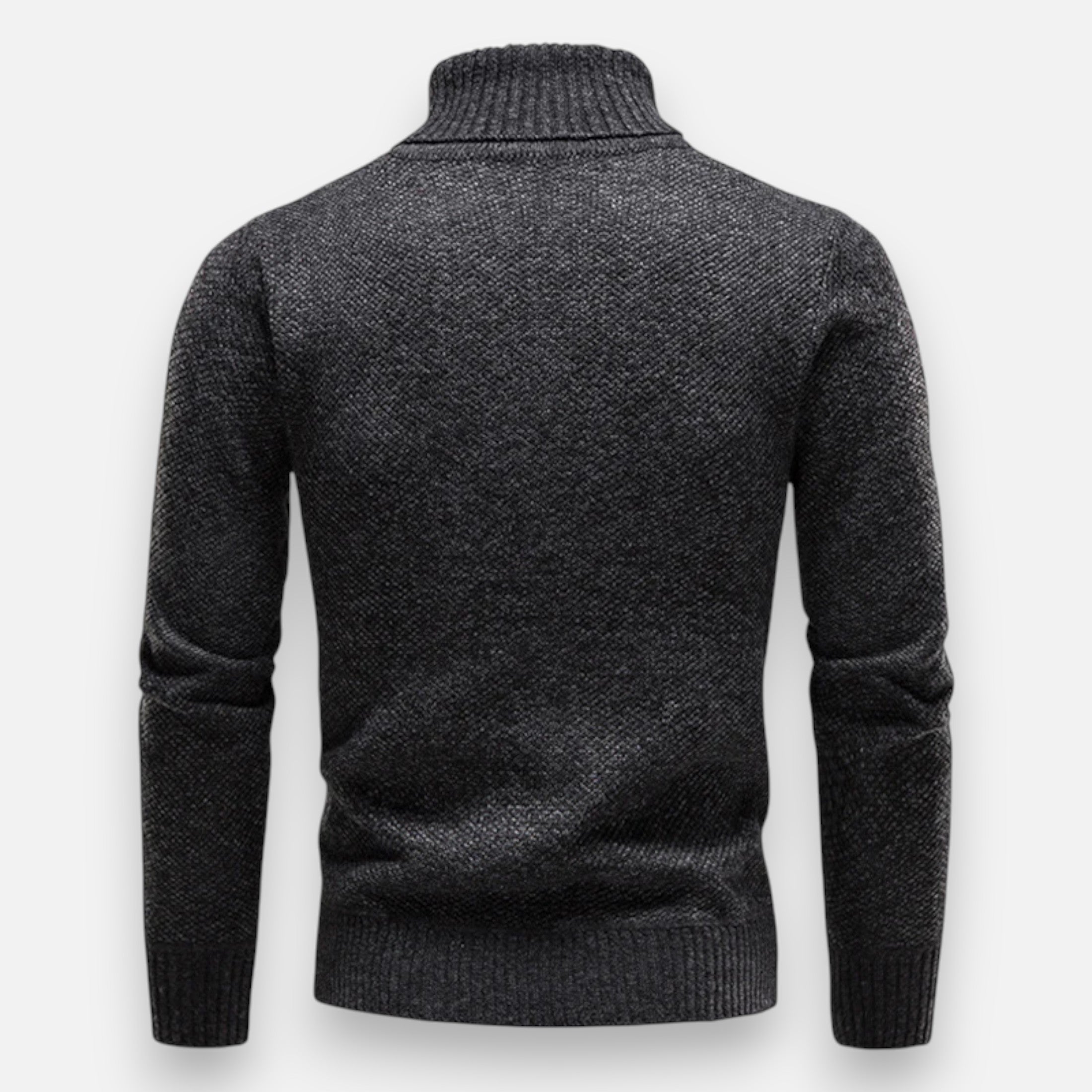 Maison Dresson | Men’s Knitted Turtleneck Sweater – Thick Winter Warmth