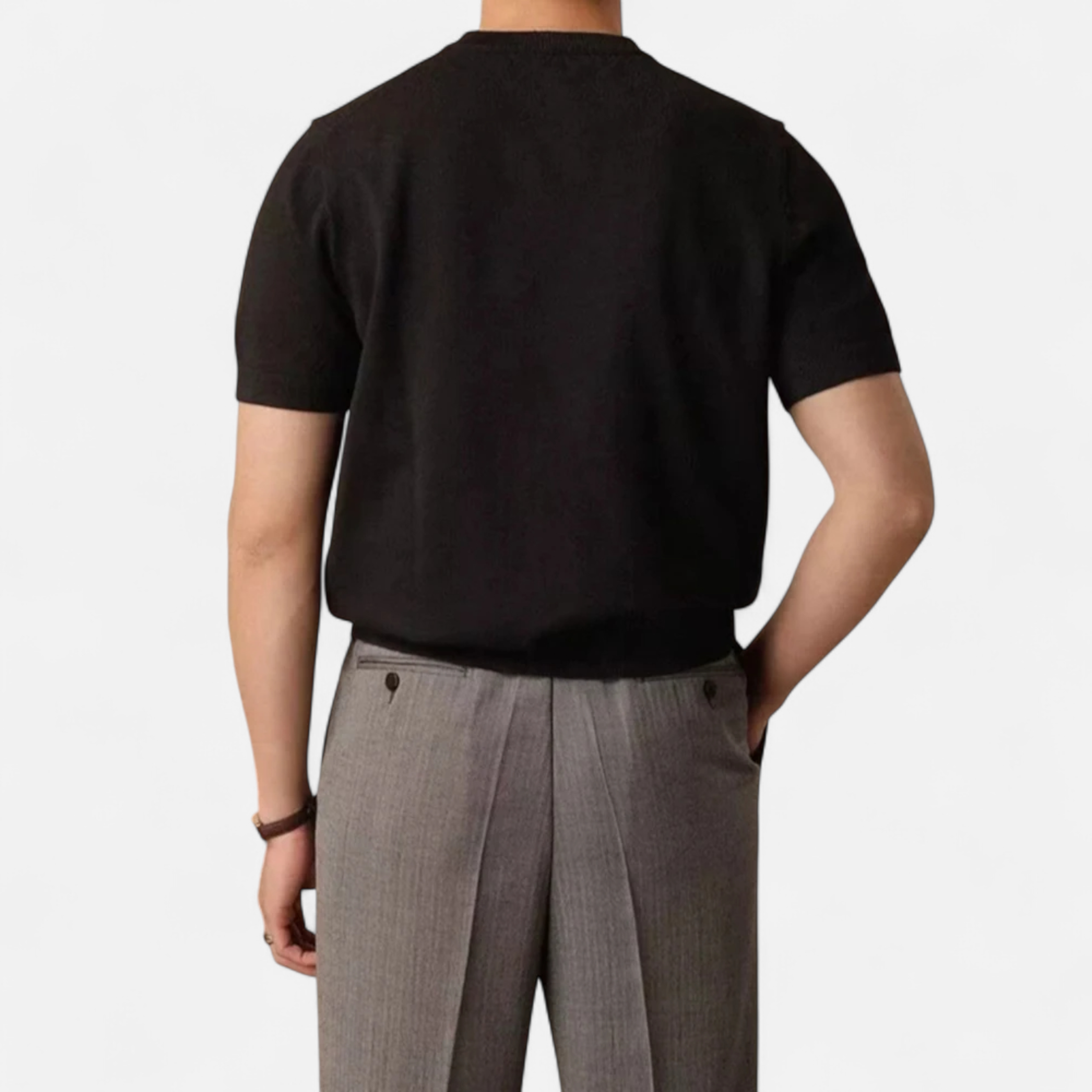 Maison Dresson | Men’s Slim-Fit Knitted T-Shirt