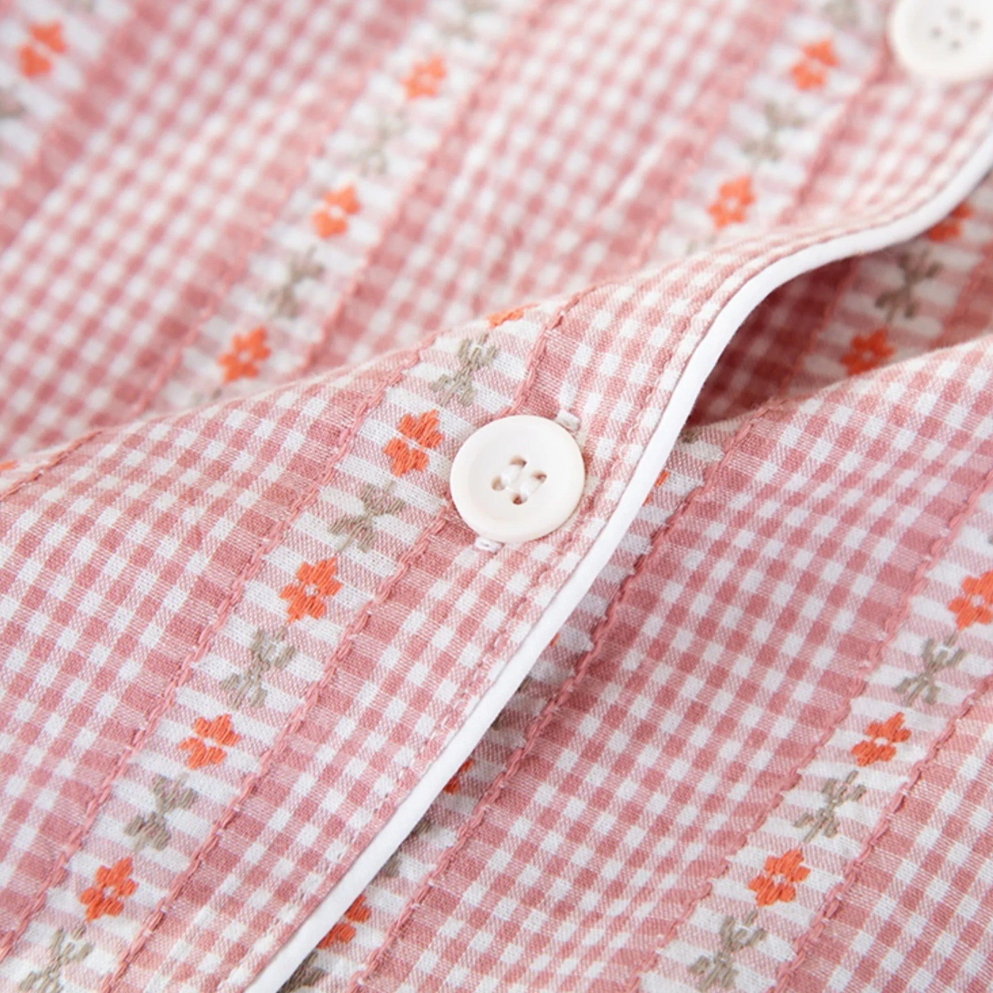 Maison Dresson | Women’s Pure Cotton Pyjama Set with Cardigan Style