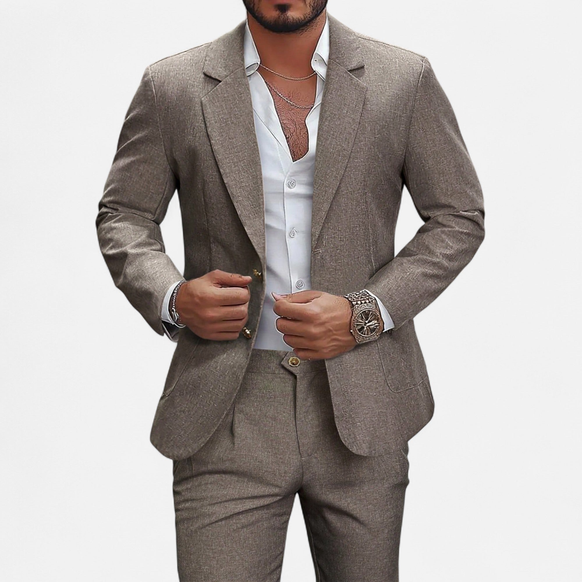 Maison Dresson | Men’s Single-Breasted Blazer & Trousers in Twill Heritage