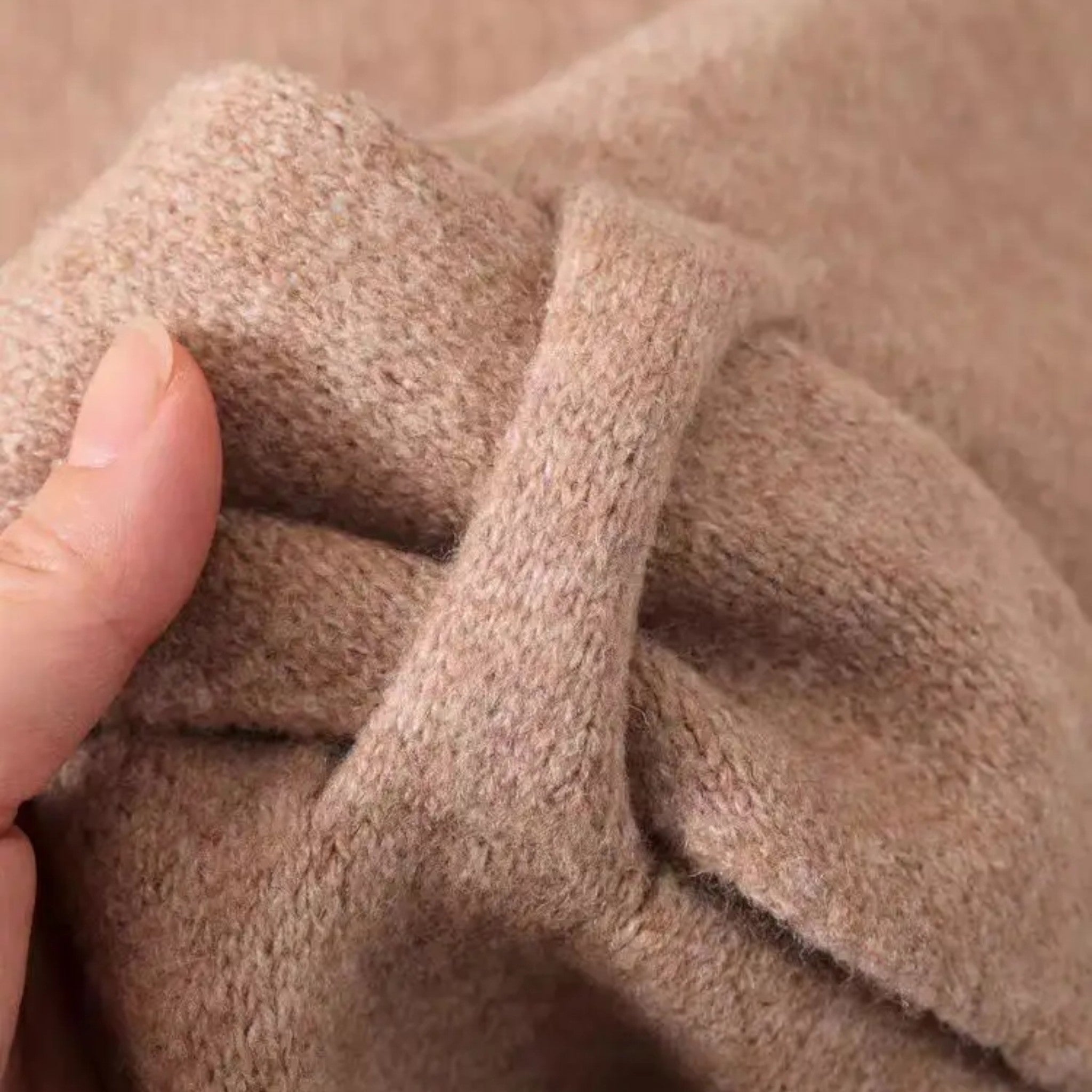 Maison Dresson | Women’s Oversized Wool-Blend Triangle Shawl Scarf