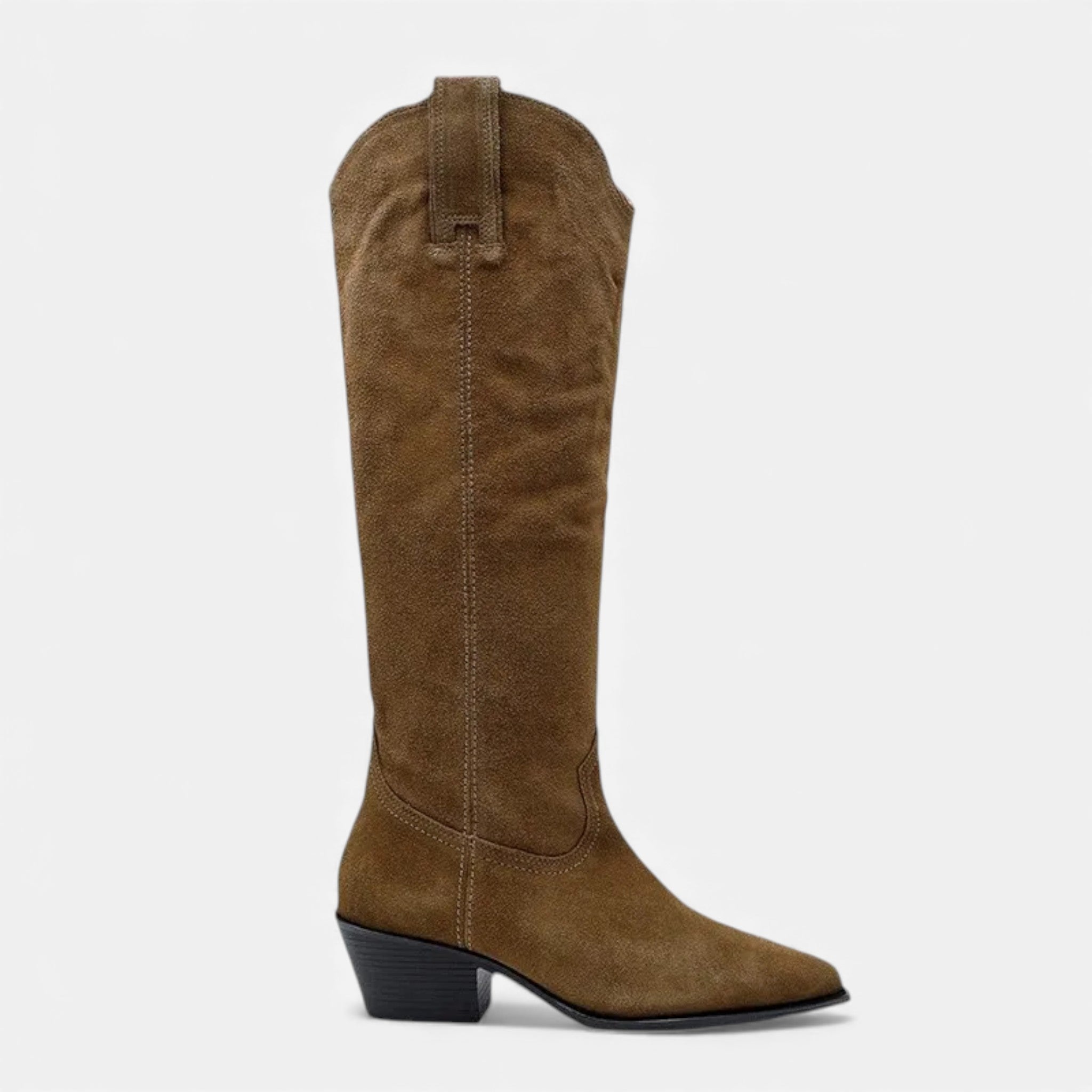 Maison Dresson | Women’s High Knee Cow Suede Autumn Winter Boots