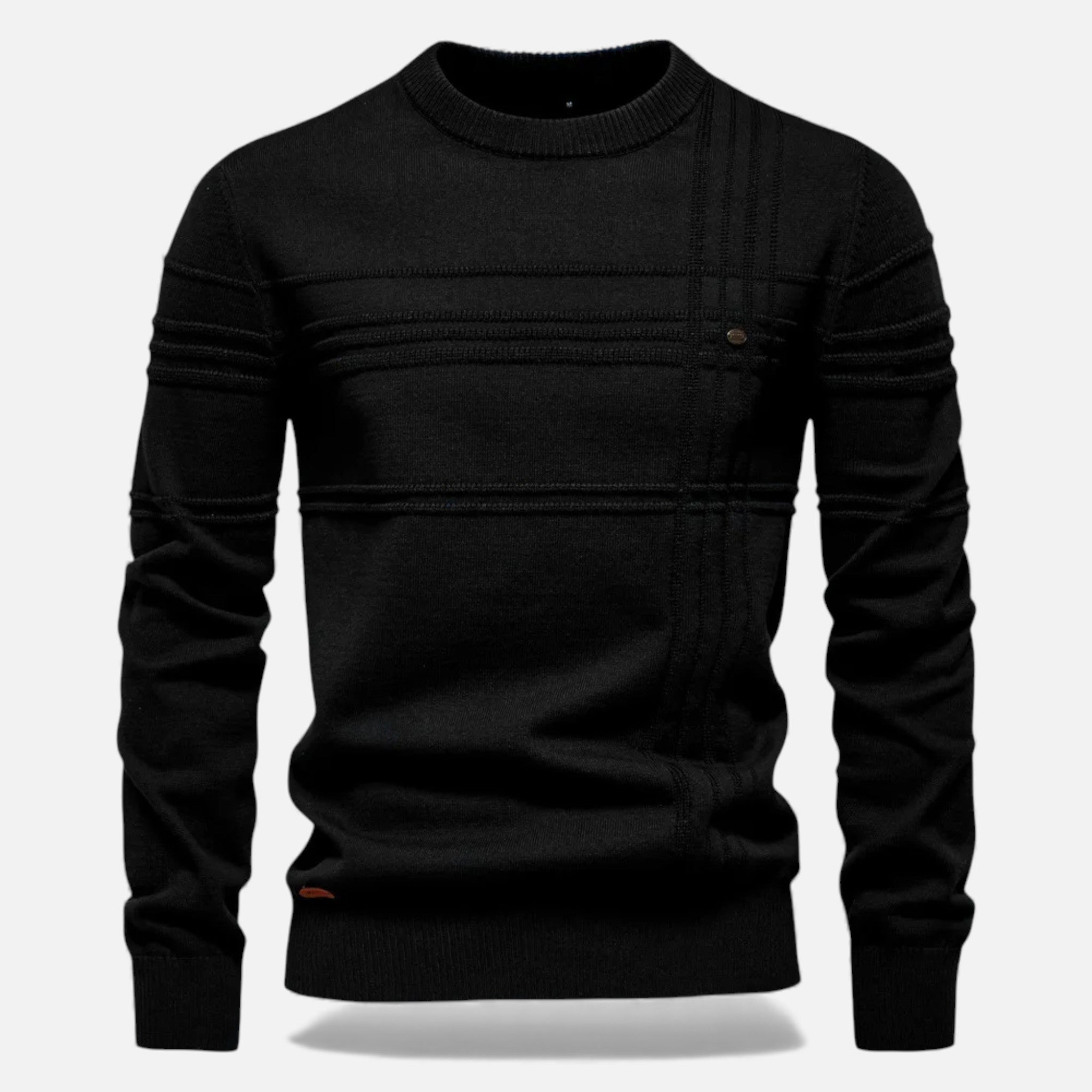 Maison Dresson | Men’s Slim Fit Structured Knit Sweater