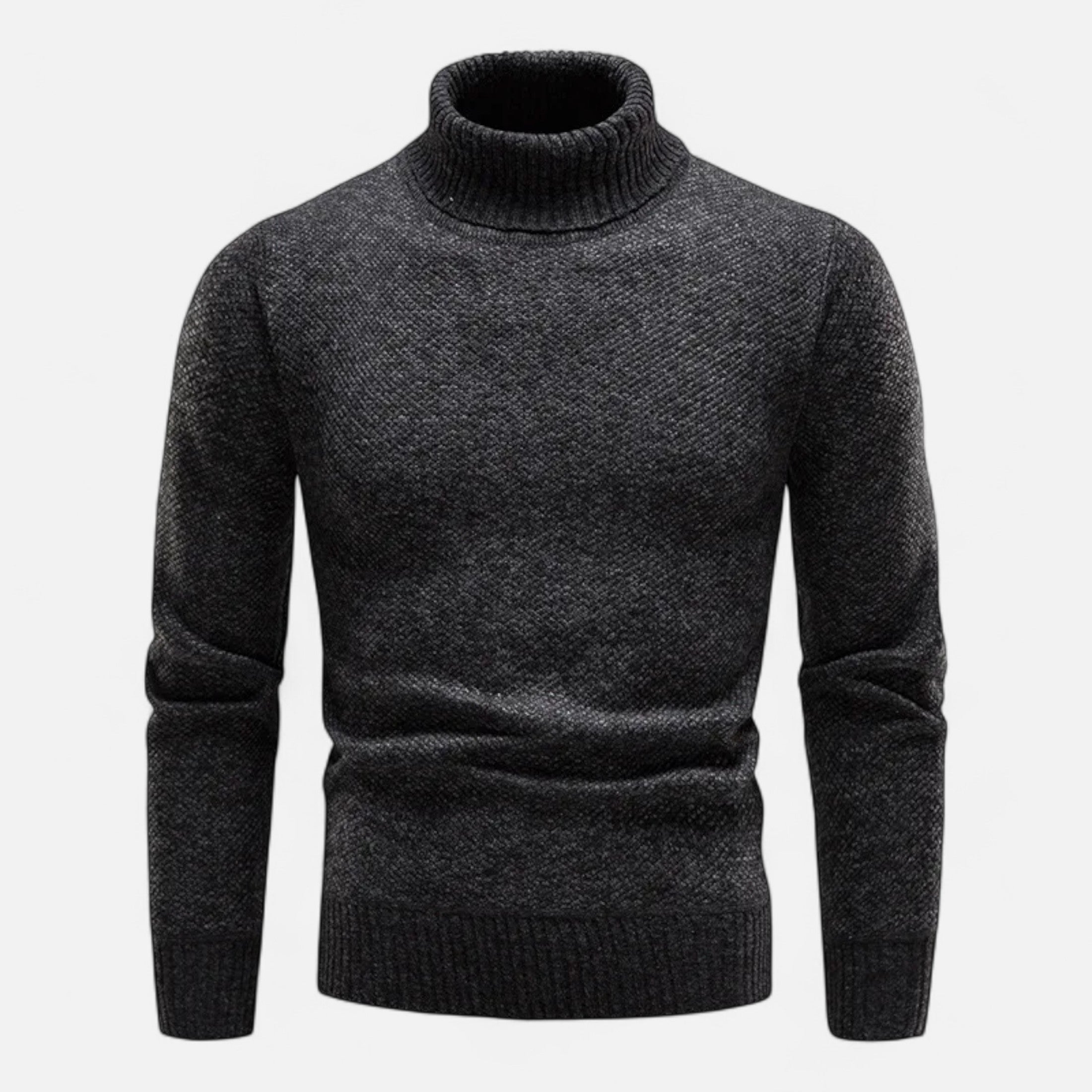 Maison Dresson | Men’s Knitted Turtleneck Sweater – Thick Winter Warmth